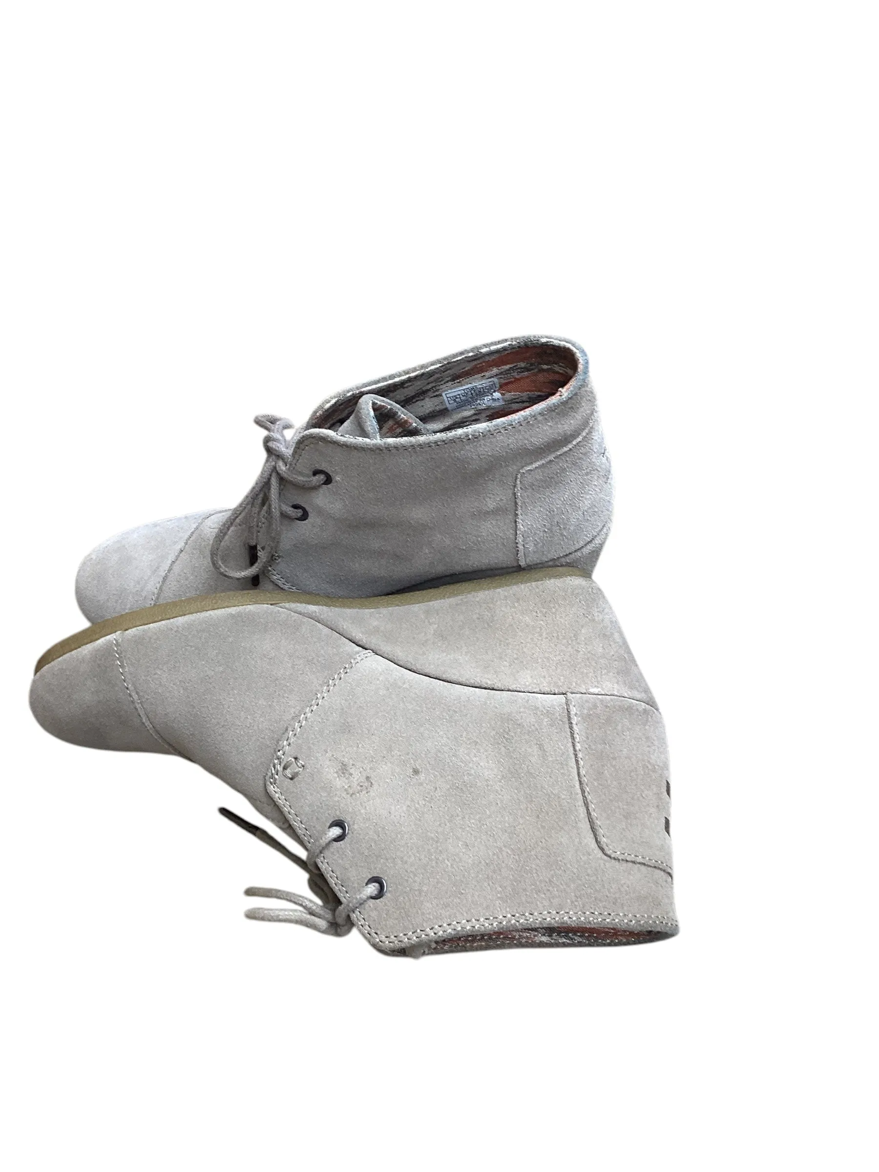 Boots Ankle Heels By Toms In Tan, Size: 9 Pointy Cowgirl Boots