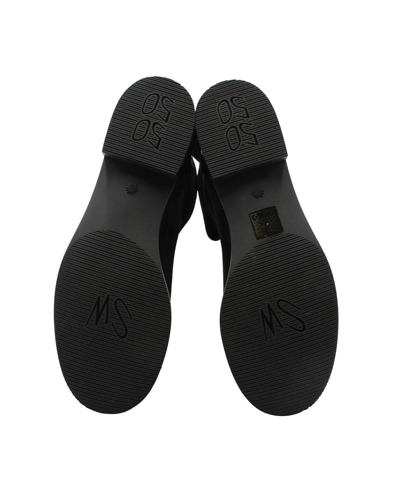 Stilettos Boots Stuart Weitzman 5050 Stretch Knee Boots in Black Suede