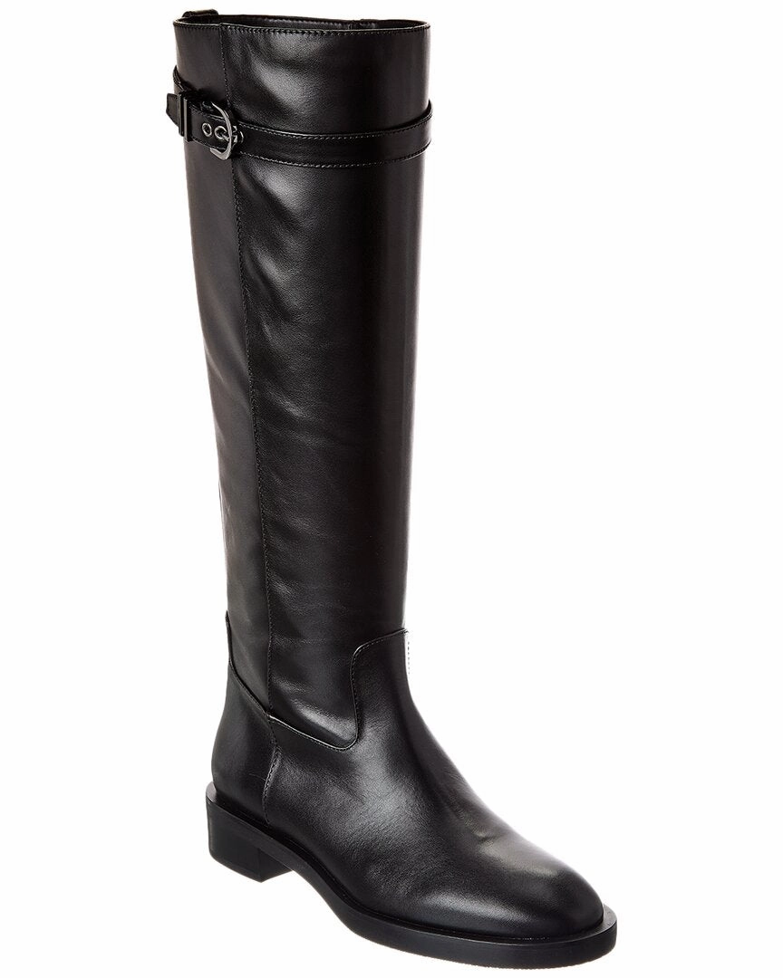 Stuart Weitzman Maverick Leather Knee-High Boot Spurs For Boots
