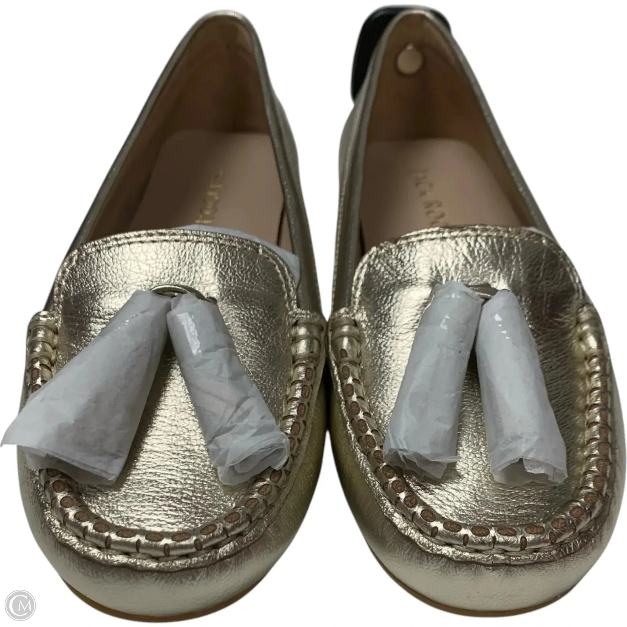 Casual Skating Shoes Shoes Designer By Jack Rogers In Gold, Size: 7.5