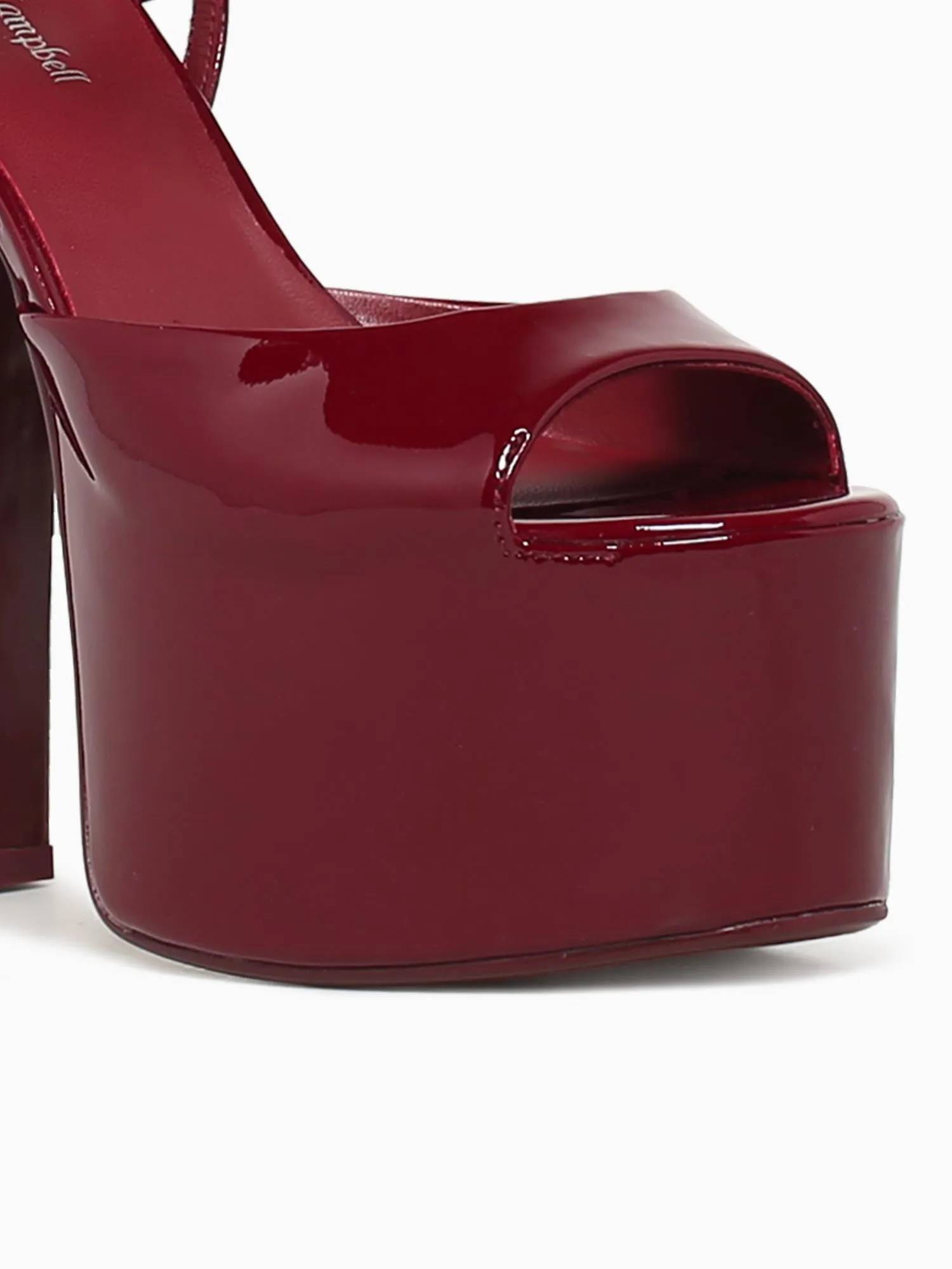 Everlast Cherry Red Patent Casual Shoe Canvas