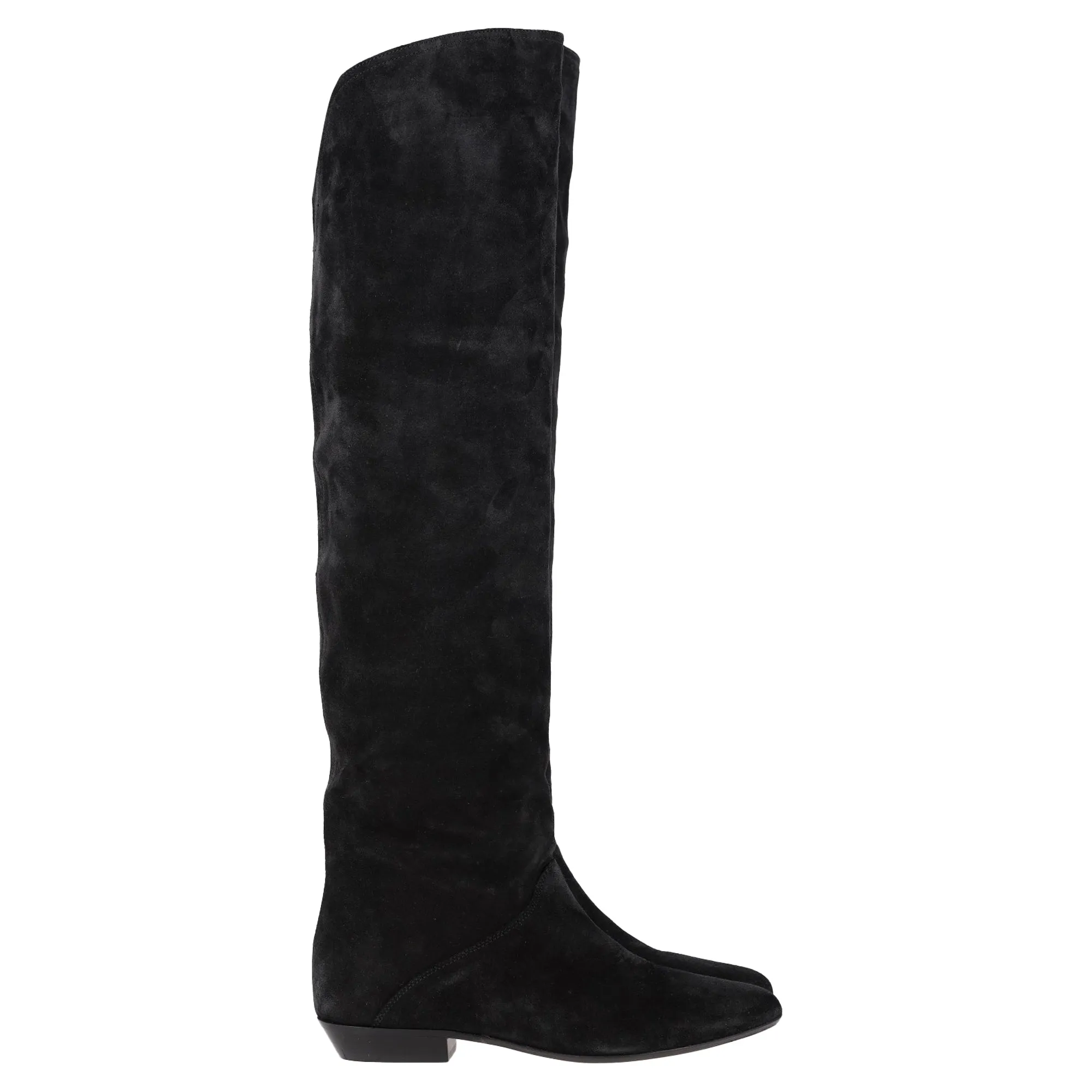 Normatec Recovery Boots Isabel Marant Seelys Knee-High Boots in Black Suede