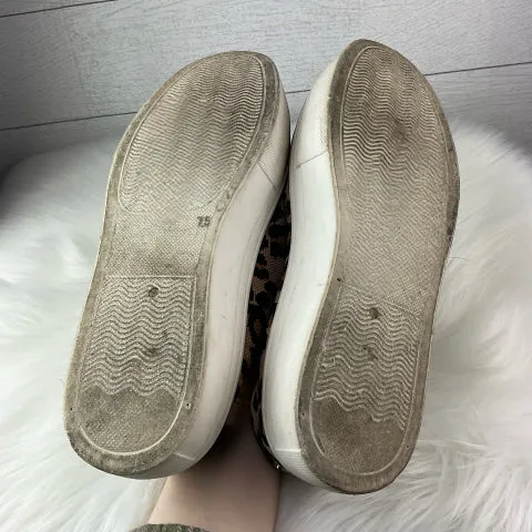 Walking Shoes For Overpronation Flat Feet Shoes Flats By Steve Madden In Animal Print, Size: 7.5