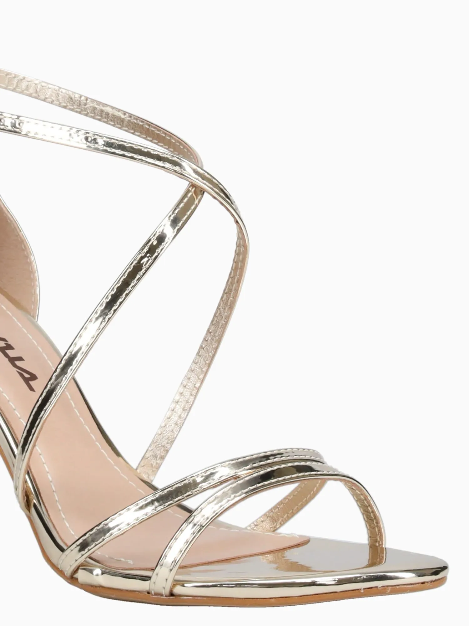 Westfalia Lt Gold Mirror Crocs Casual Shoes