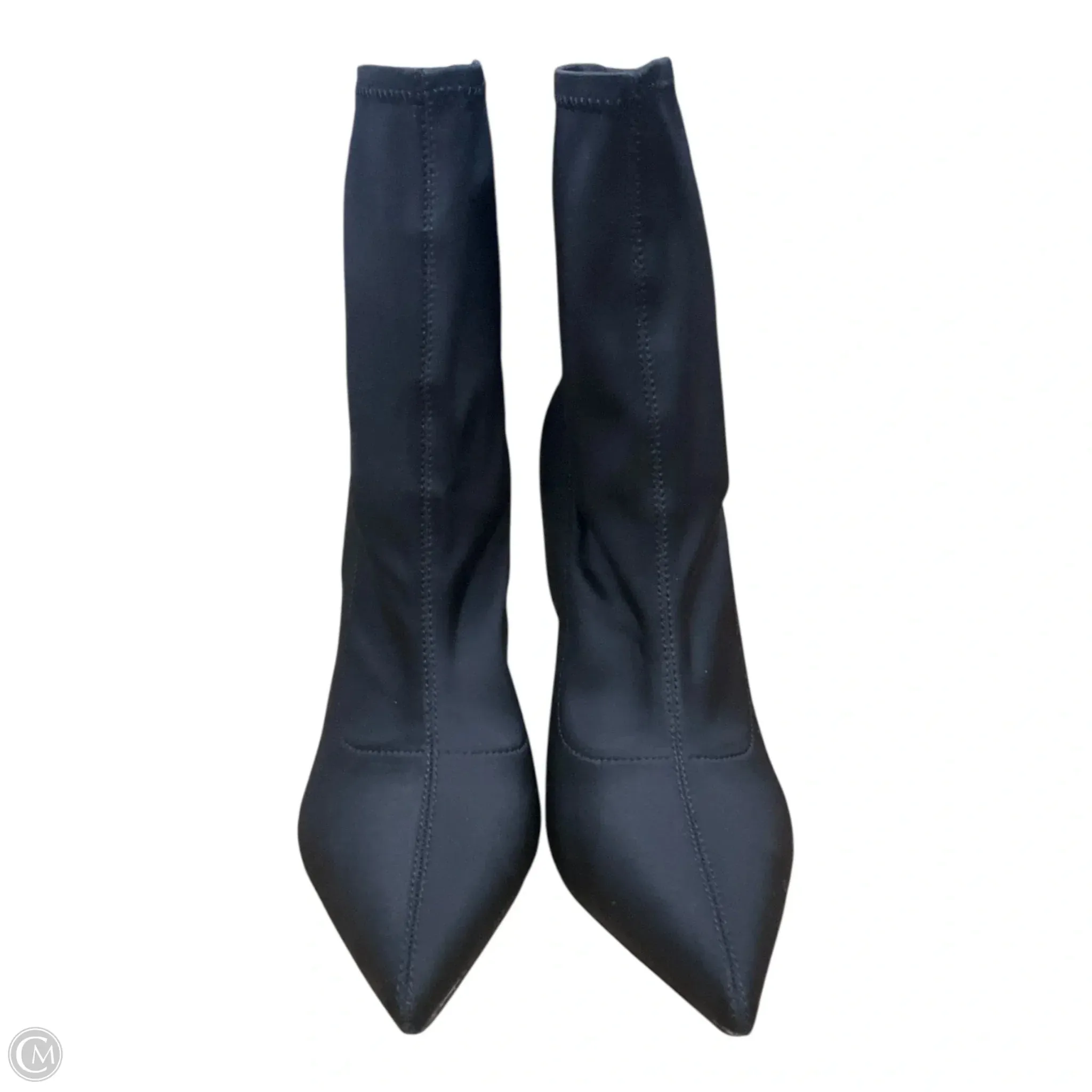 Dress Pants With Boots Boots Ankle Heels By Express In Black, Size: 9