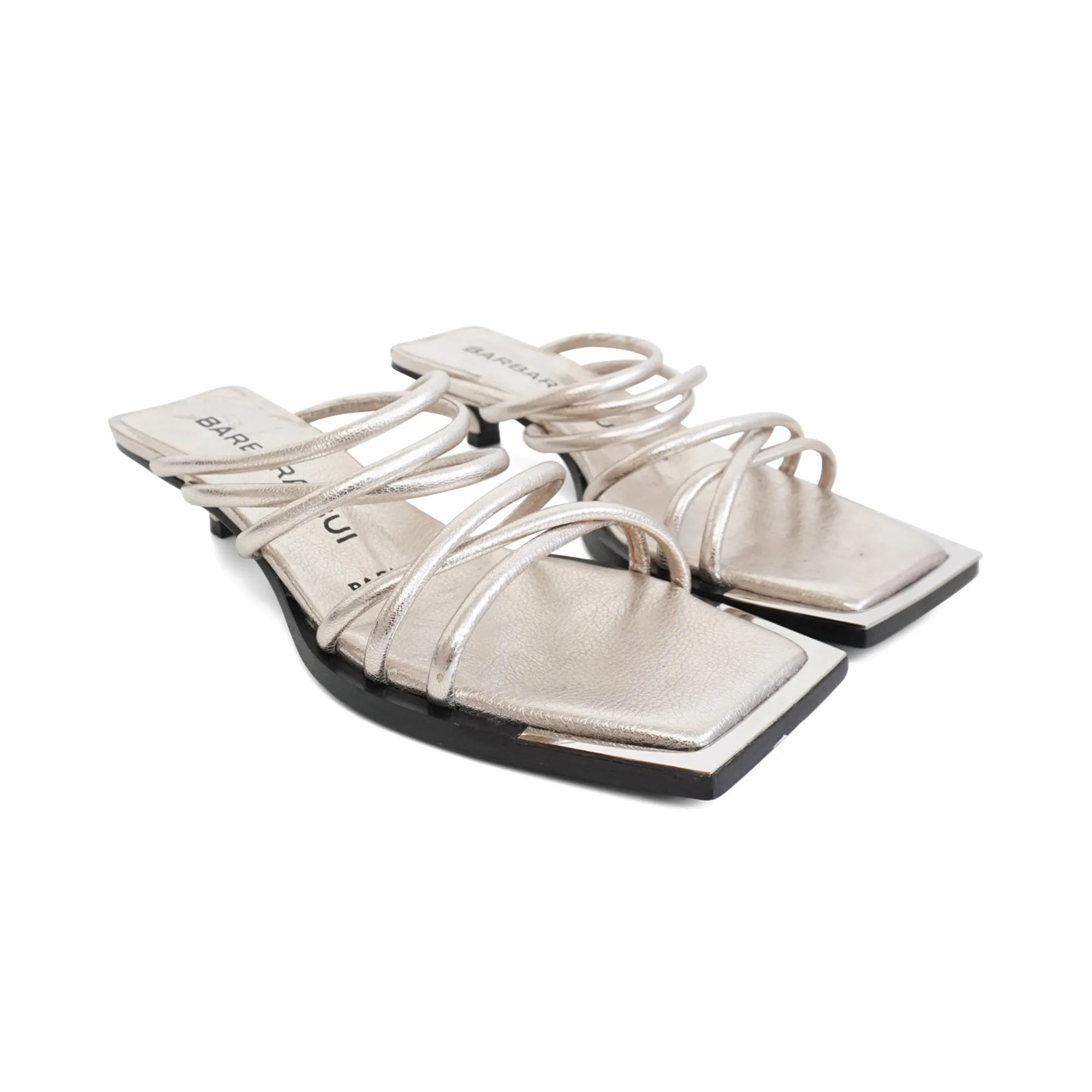 Casual Zegna Shoes Barbara Bui Strappy Kitten Heels - Women's 36