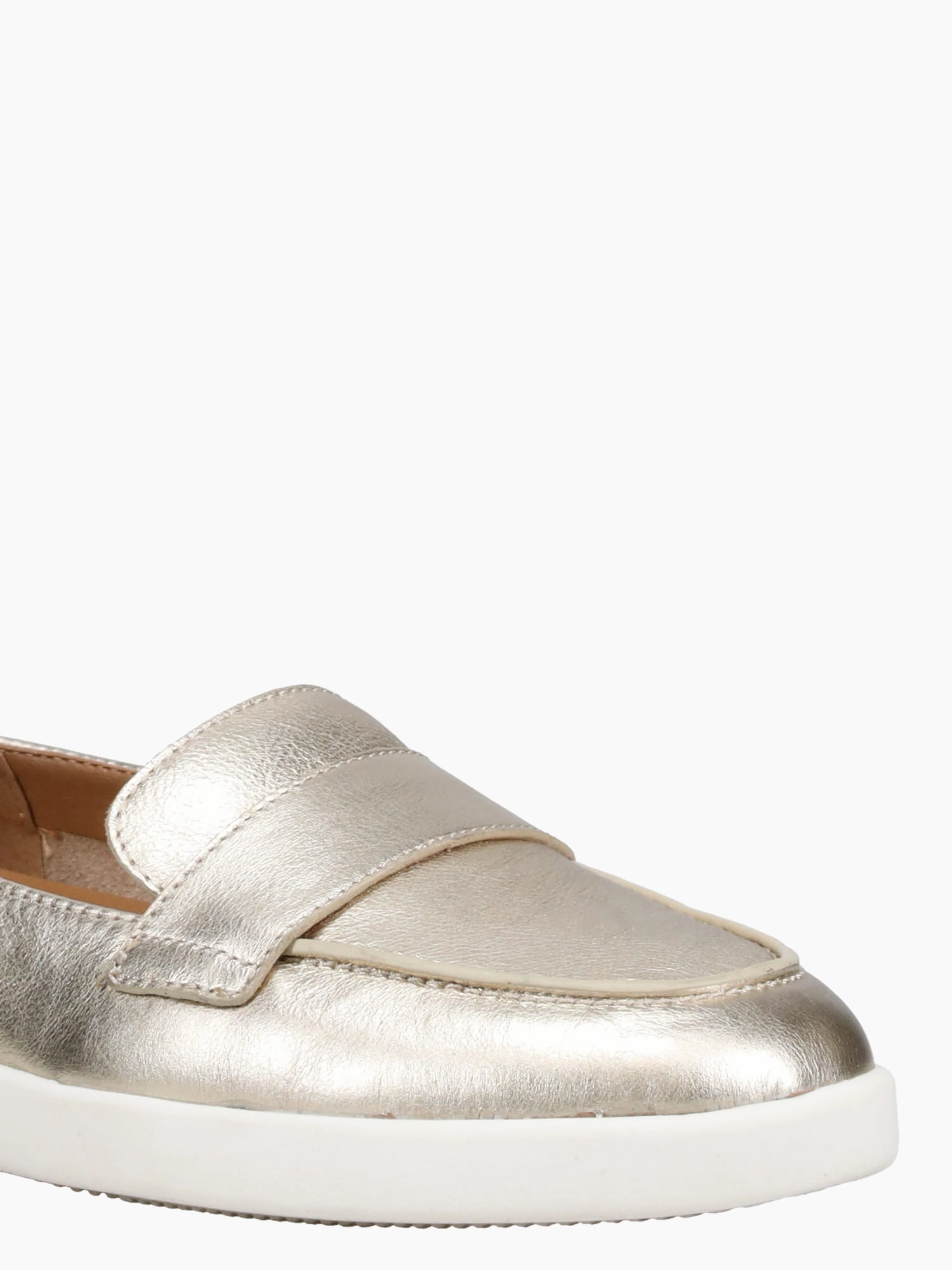 Karis Dark Gold Leather Tiger Runner Casual Shoes