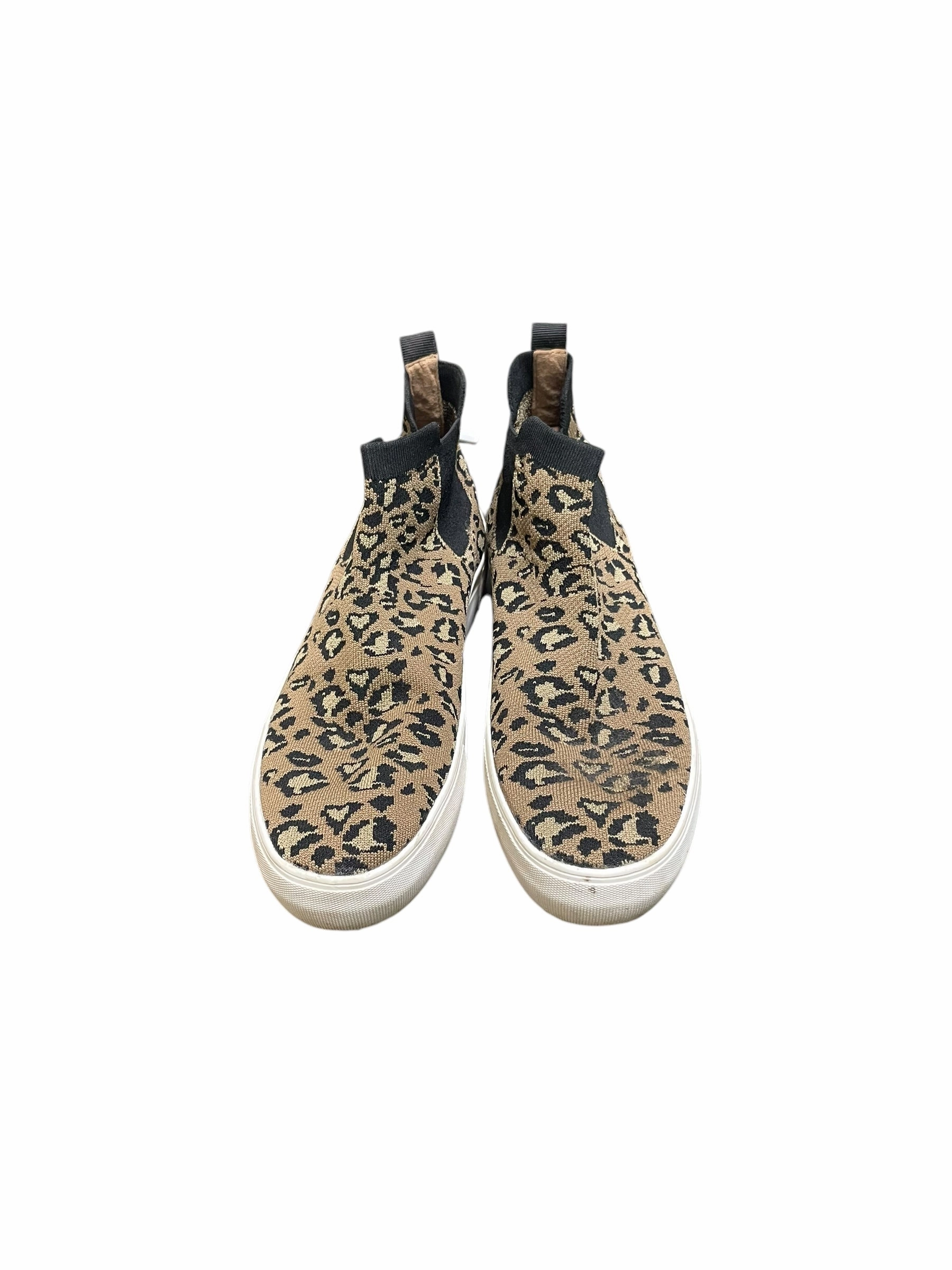 Light Steel Toe Boots Boots Ankle Flats By Cushionaire In Animal Print, Size: 9