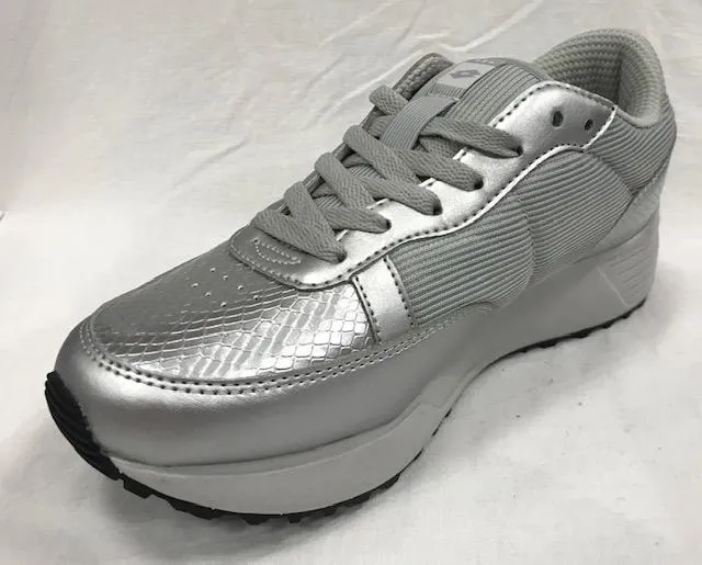 Clarks Sneakers Lotto scarpa sneakers da donna Record Edge T0076 argento