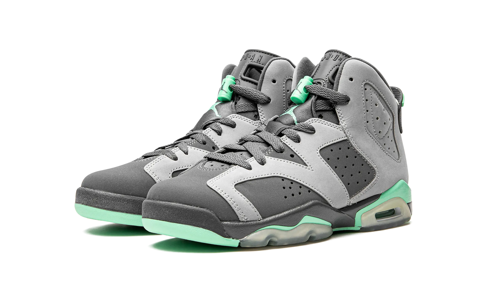 Air Jordan 6 Retro GS "Green Glow" Unicorn Sneakers
