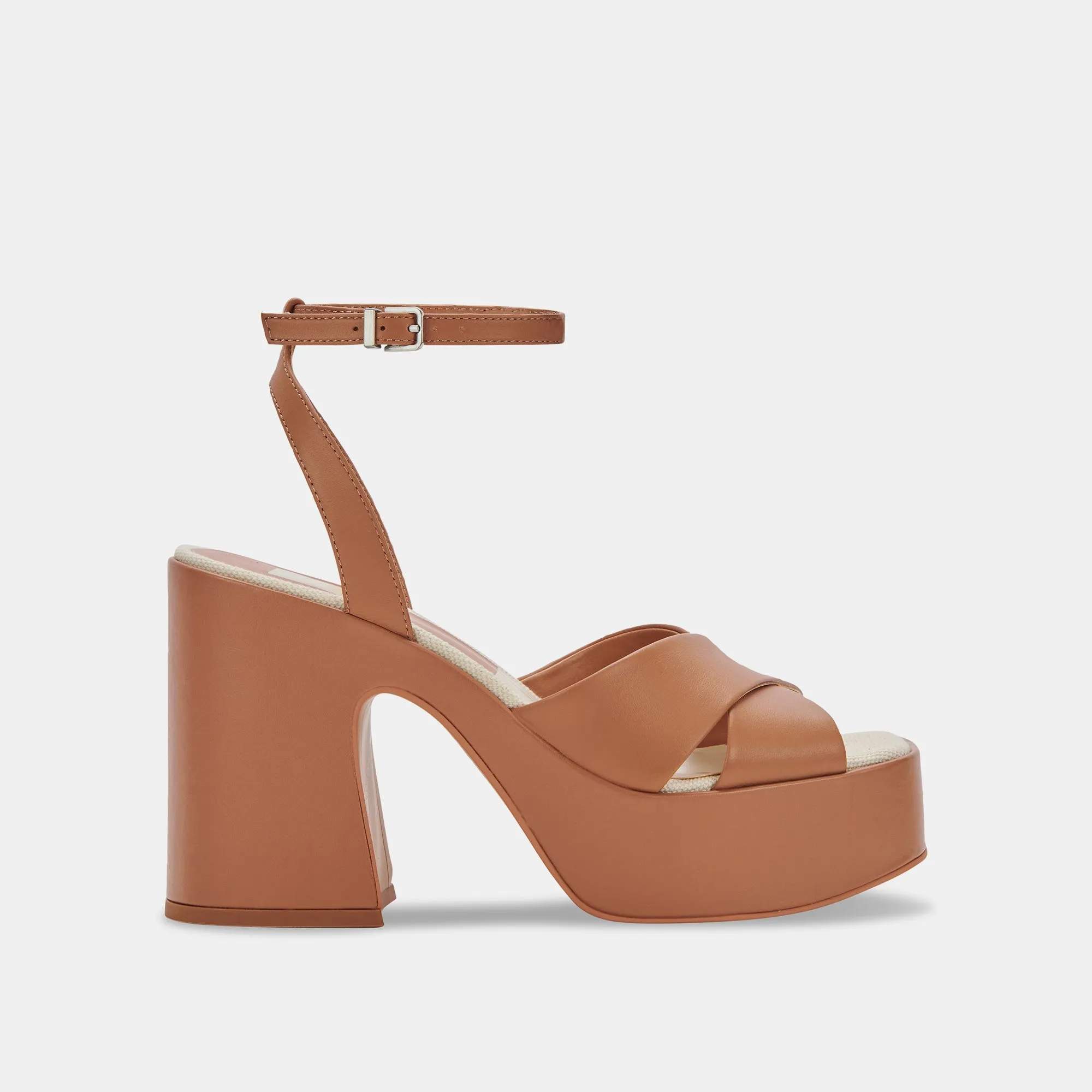 Beautiful High Heels WESSI HEELS CARAMEL LEATHER - re:vita
