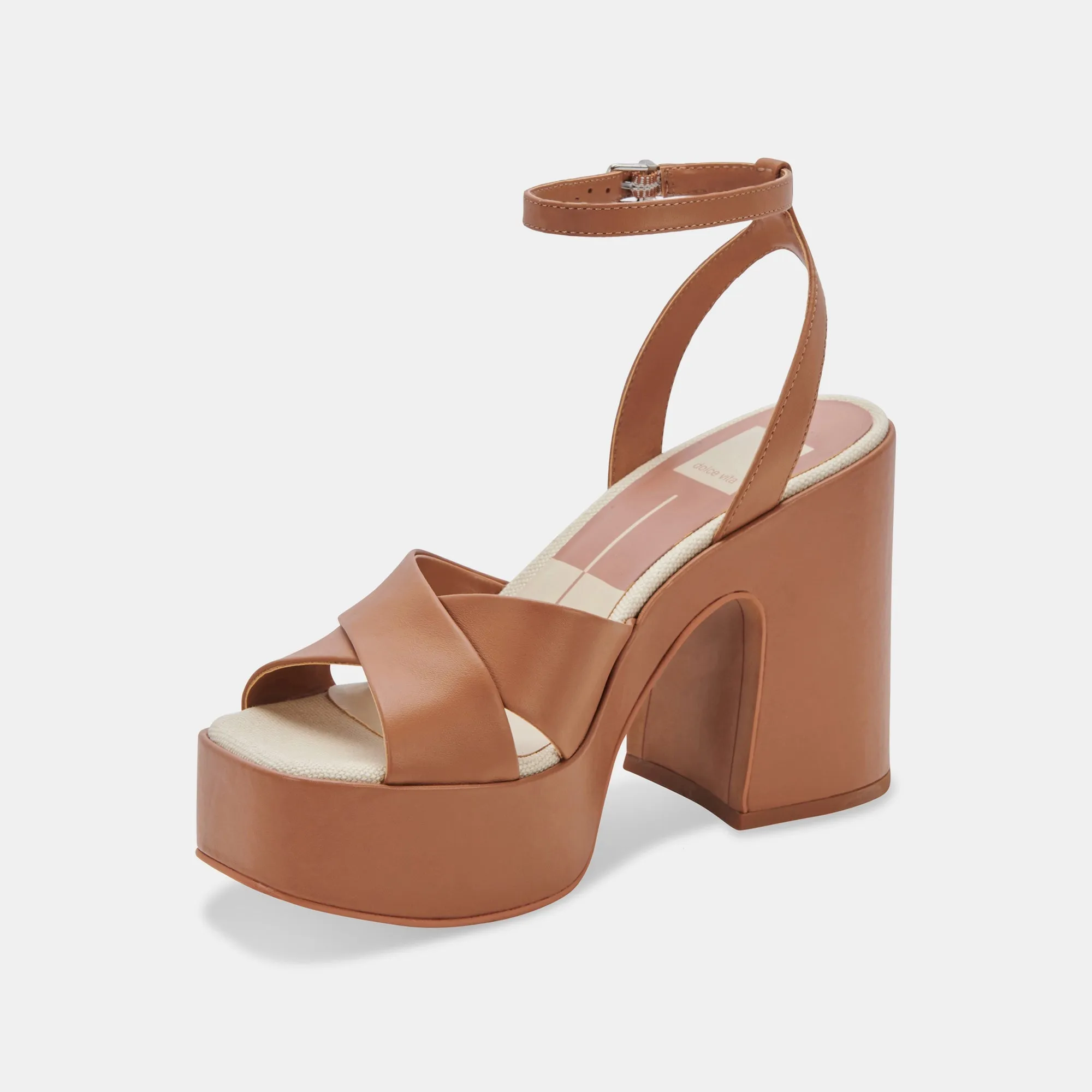 WESSI HEELS CARAMEL LEATHER - re:vita Heel Crocs