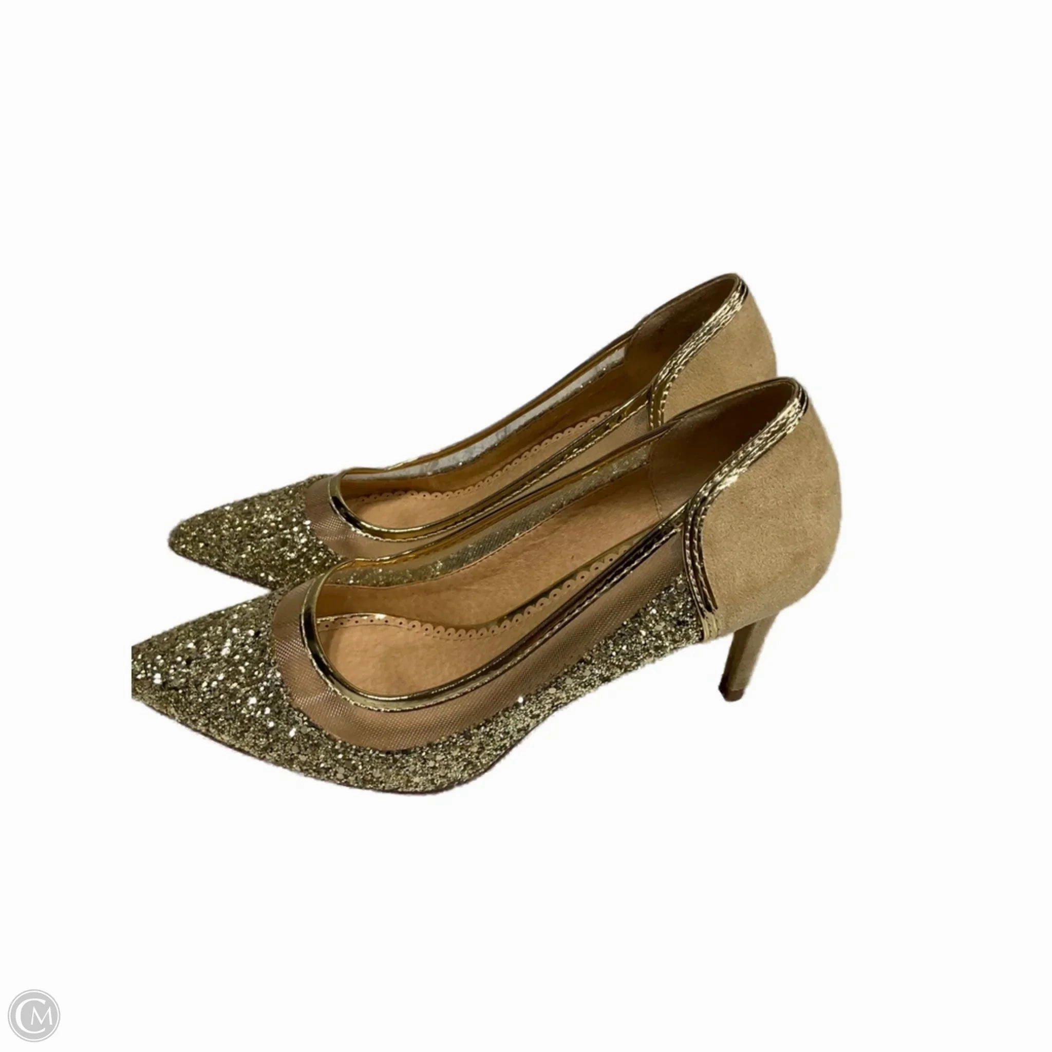 Shoes Heels Stiletto By Clothes Mentor In Gold, Size: 7 Waterproof Winter Shoes Casual