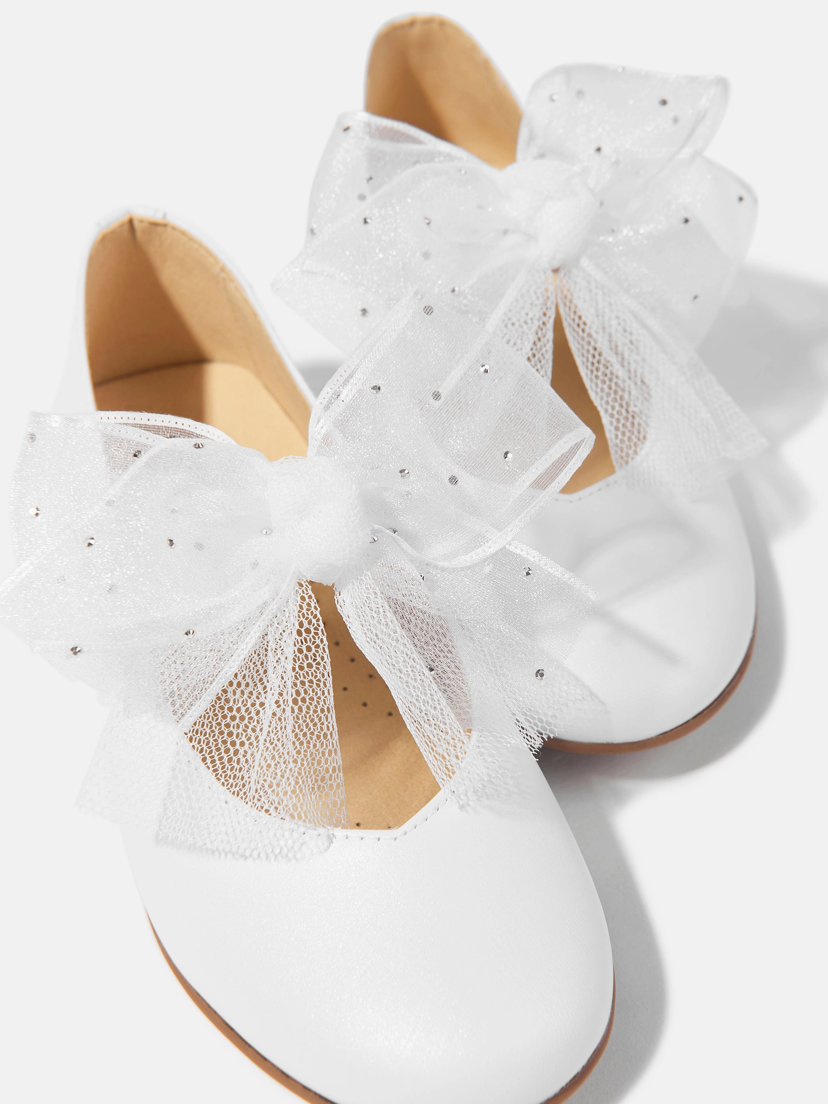 Jordan Jumpman 3-peat Casual Shoes Andanines Girls Bow Shoes in White