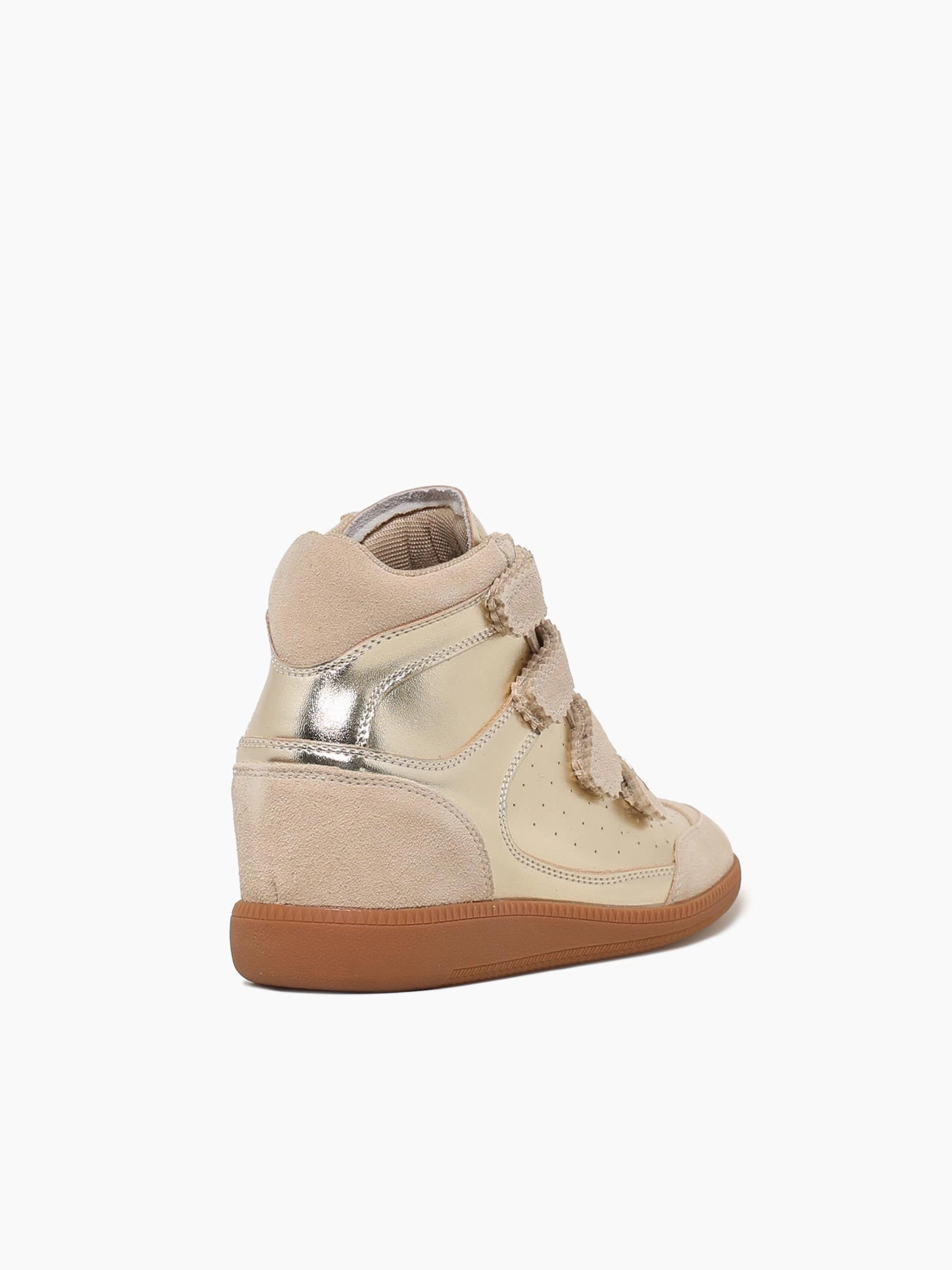 Hipster Casual Shoes Mustang Gold Nappa