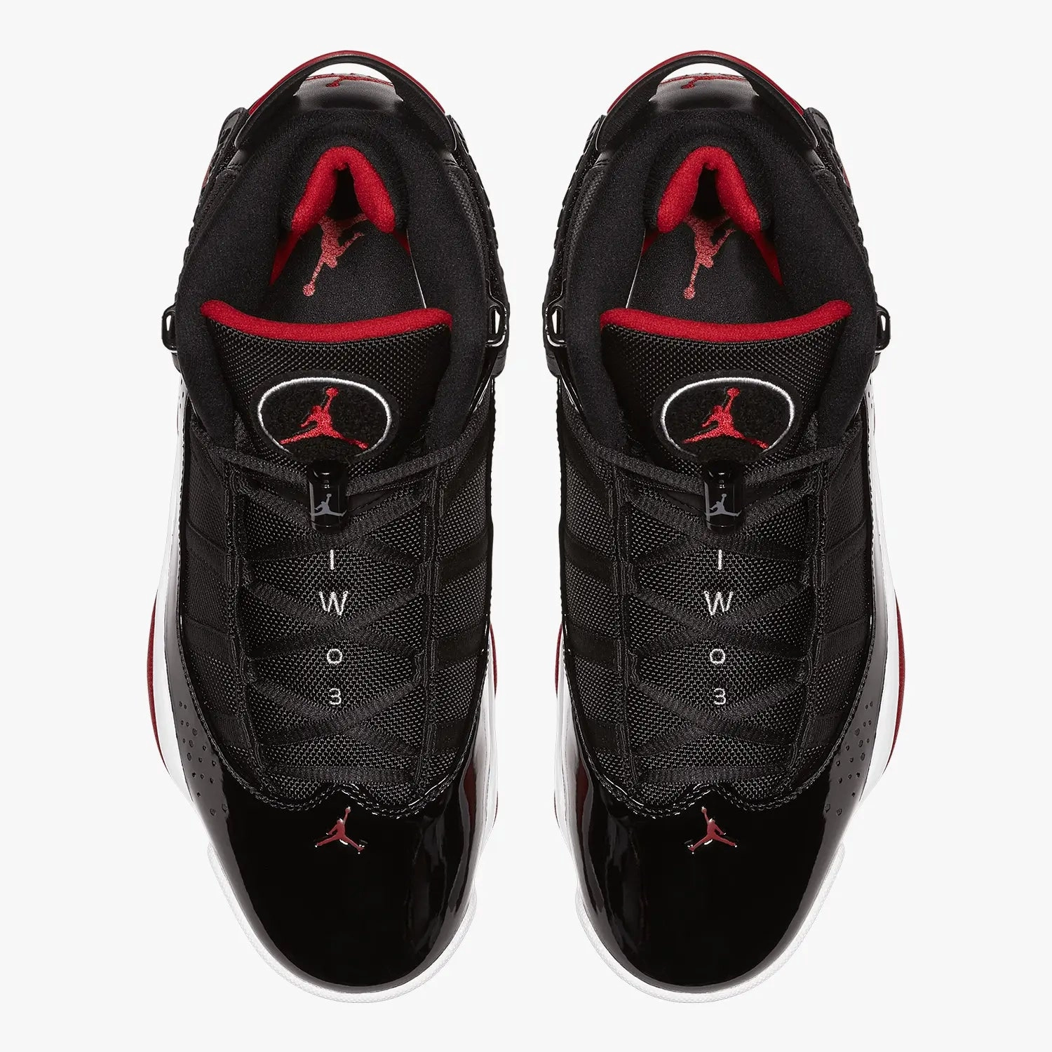 Cheap Steel Toe Sneakers Men's Jordan 6 Rings "Black Varsity Red"