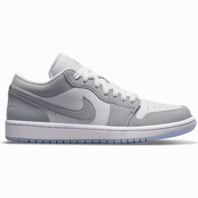 Women's Air Jordan 1 Low 'White Wolf Grey' Tretorn Sneakers