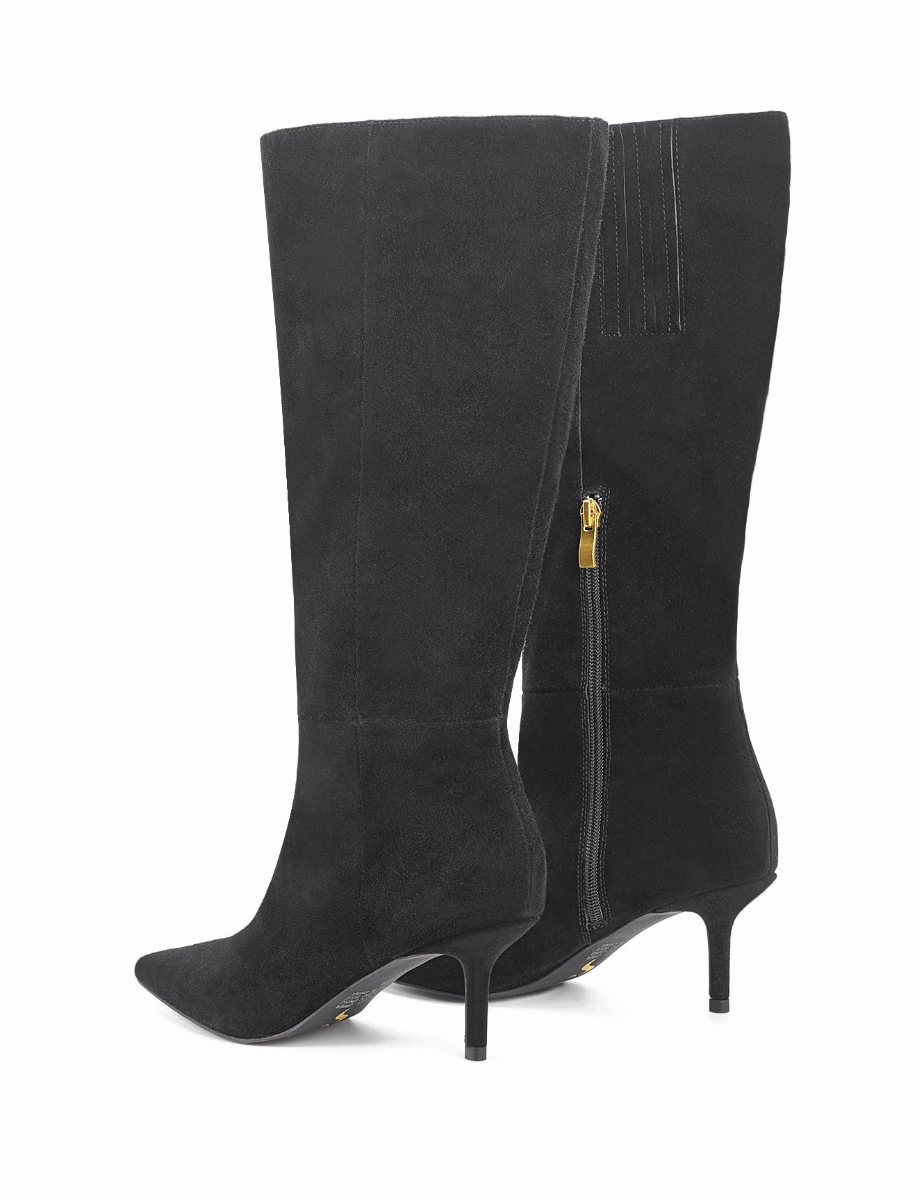 Tuff Boots Yonita Long Boots - Black Suede