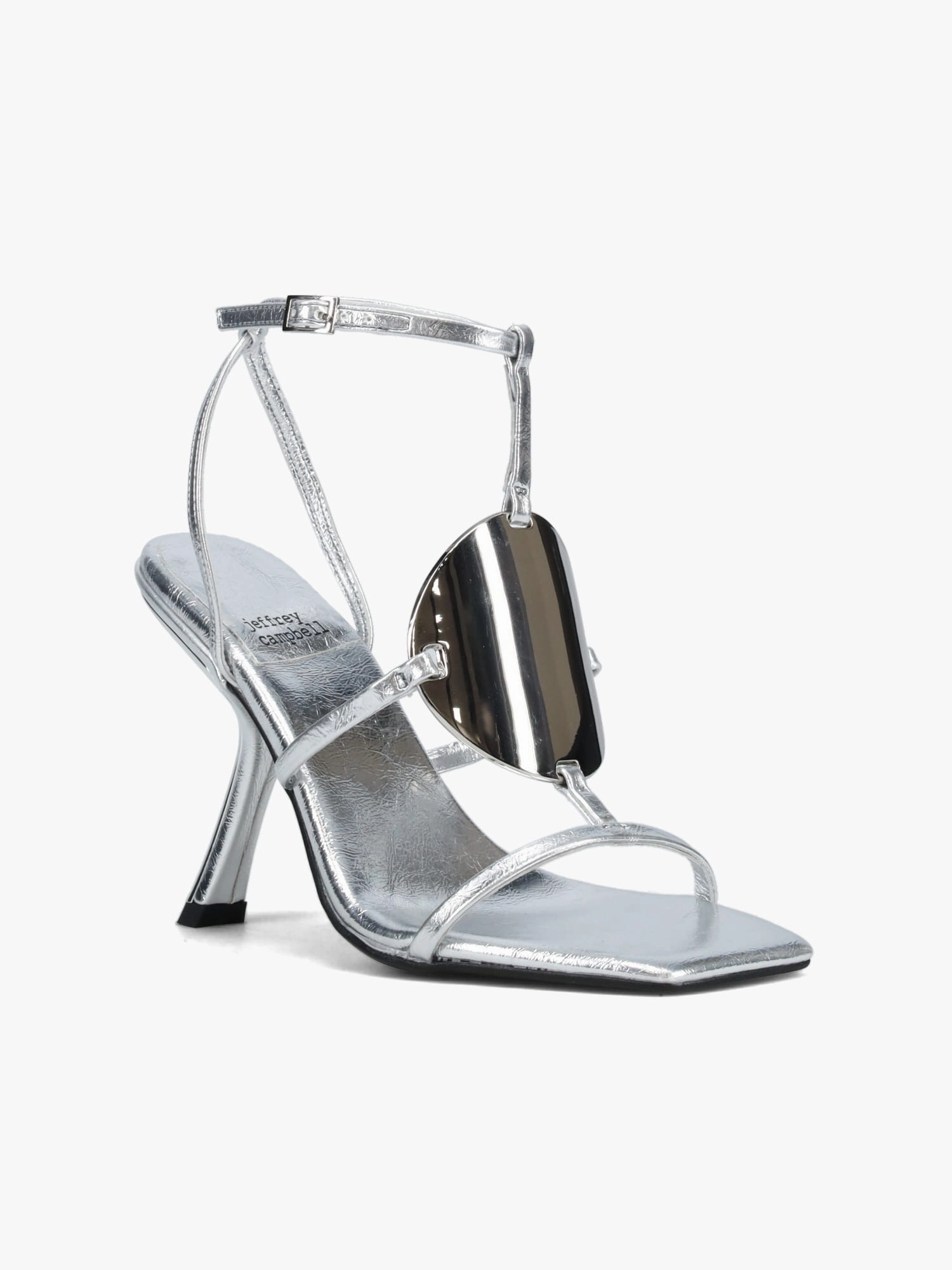 Calanthe Silver Silve metallic Leather Casual Shoes Uk