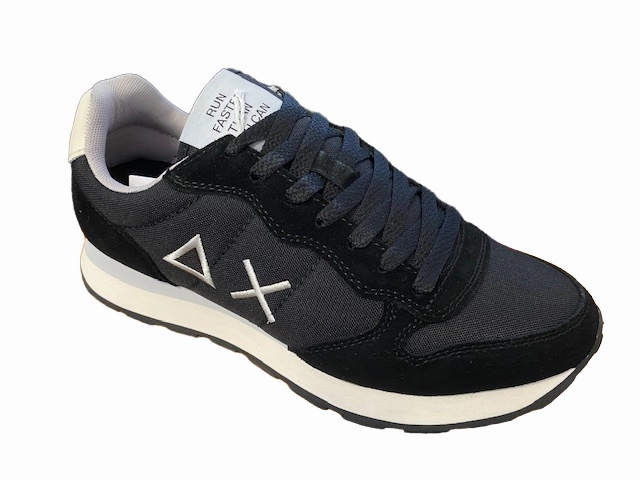 High Top Jordan Sneakers Sun68 sneakers da uomo Tom Solid Nylon Z42101 11 nero