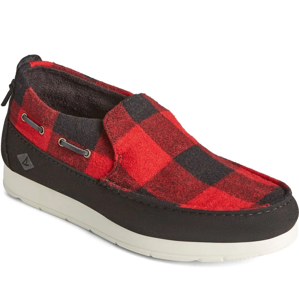 Sperry Moc-Sider Buffalo Check Shoes Wally Casual Shoes