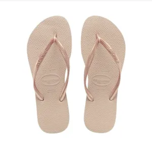 Women's Havaianas Slim (Rose Gold) Dk Foot And Casual Shoes
