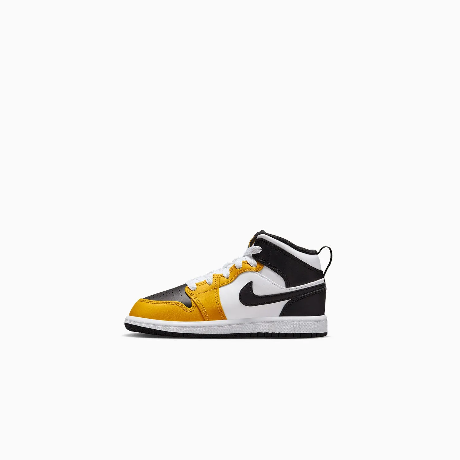 Kid's Air Jordan 1 Mid "Yellow Ochre" Pre School Academy Sports Sneakers