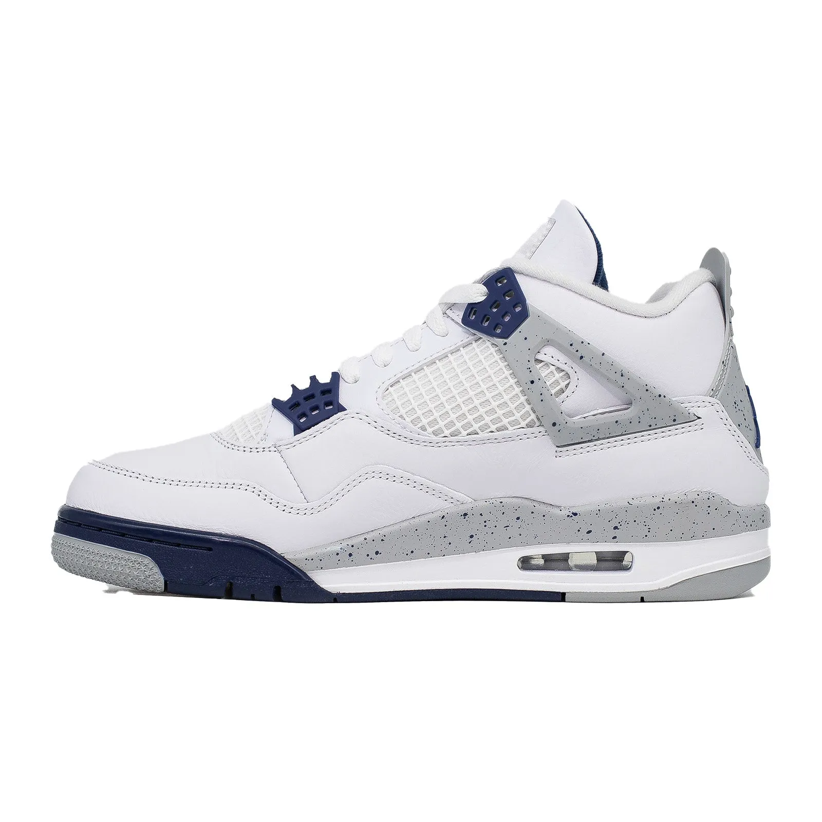Sport Low Suede Sneakers Air Jordan 4, Midnight Navy