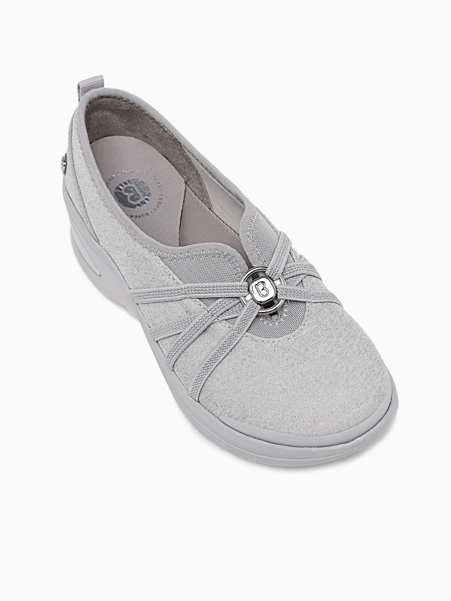 Rosie Silver Fabric Converse Chuck Taylor Low Top Casual Shoes