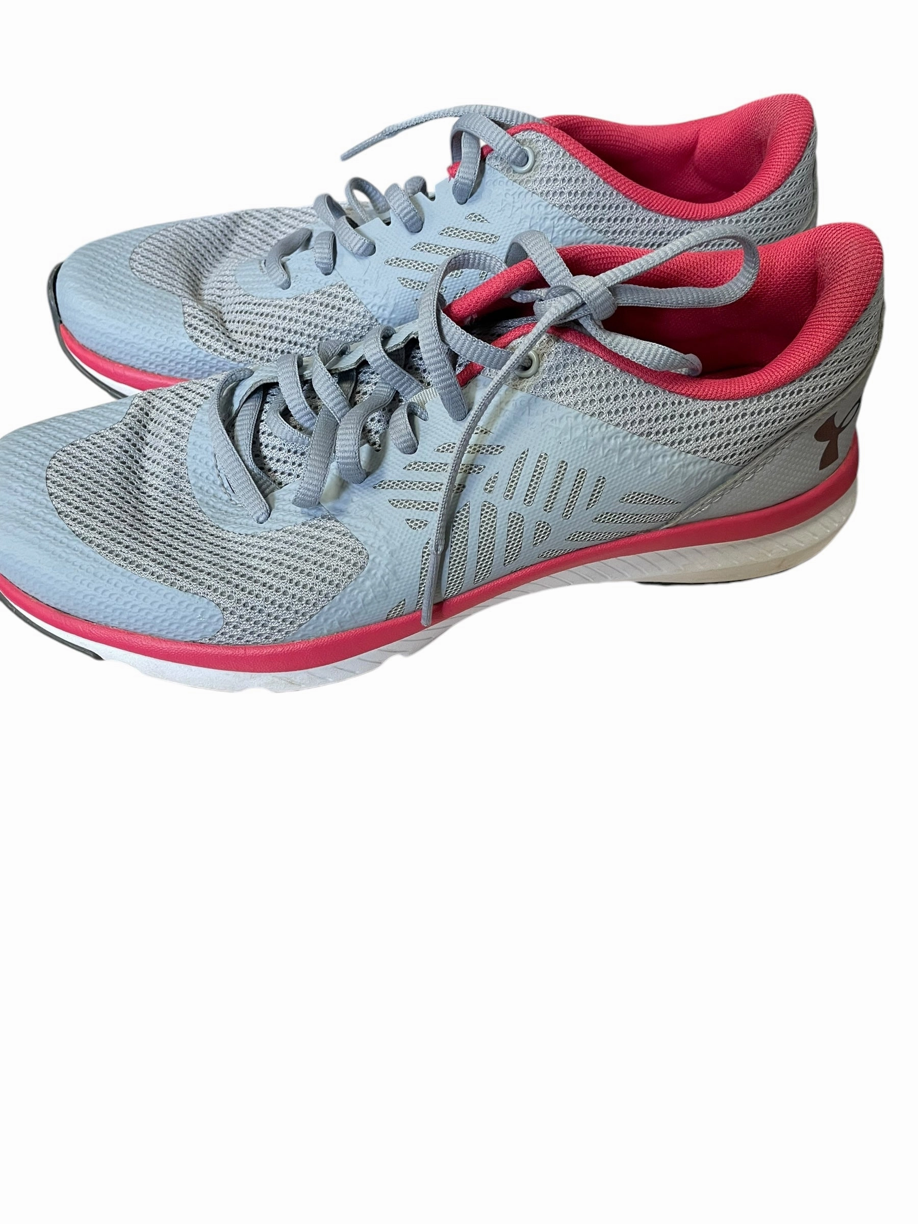 Shoes Athletic By Under Armour In Grey & Pink, Size: 9 Casual Dress Boots Shoes