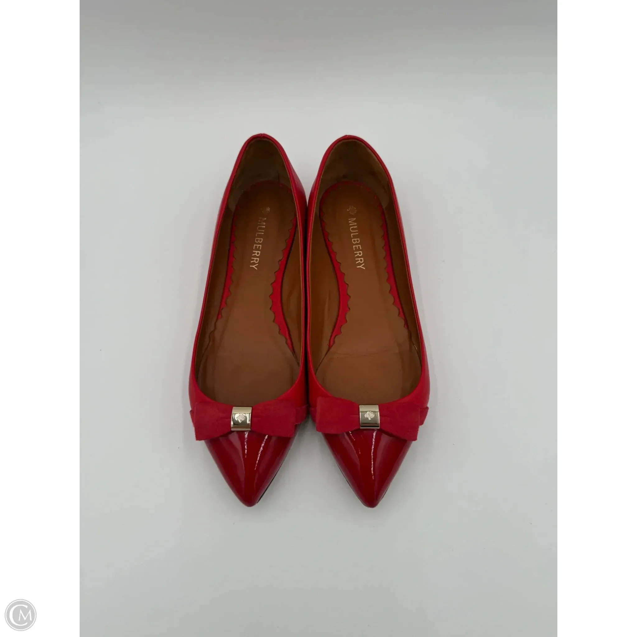 Shoes Luxury Designer By Mulberry In Red, Size: 7.5 Vortak Mono Casual Shoes