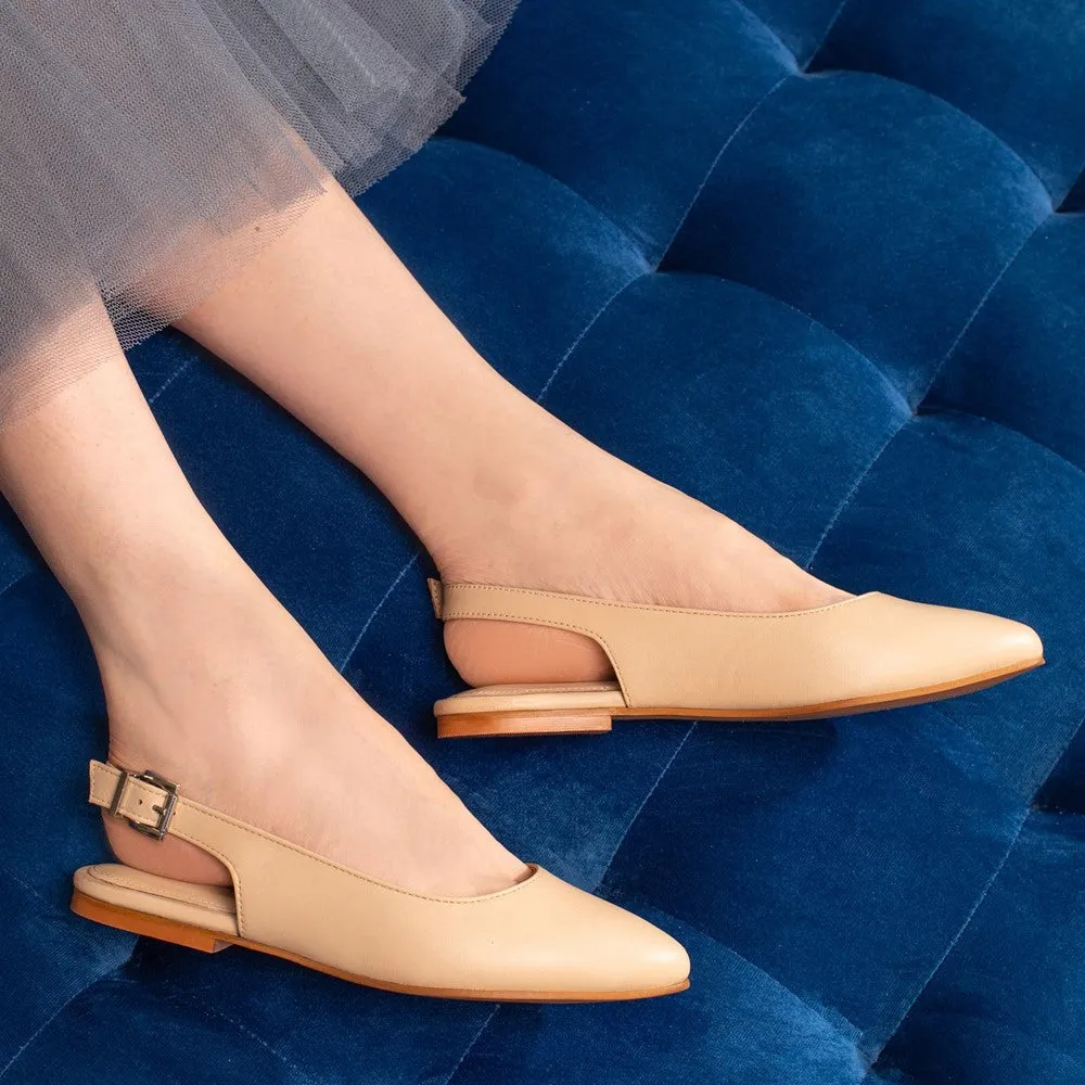 Hush Puppies Demi Slingback Ballerina Running Shoes With