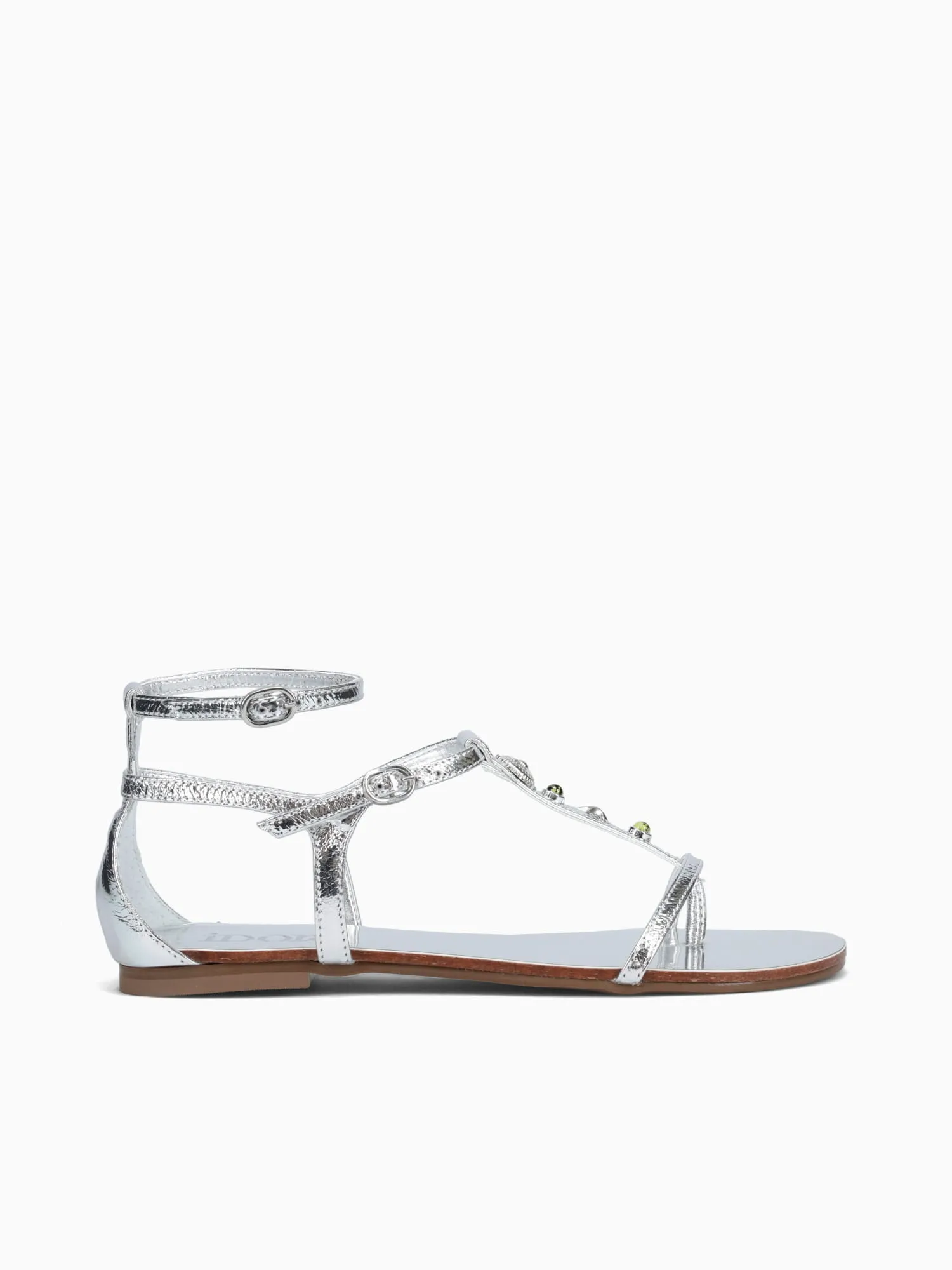 Khenan Silver Metal Bala Most Comfortable Casual Walking Shoes