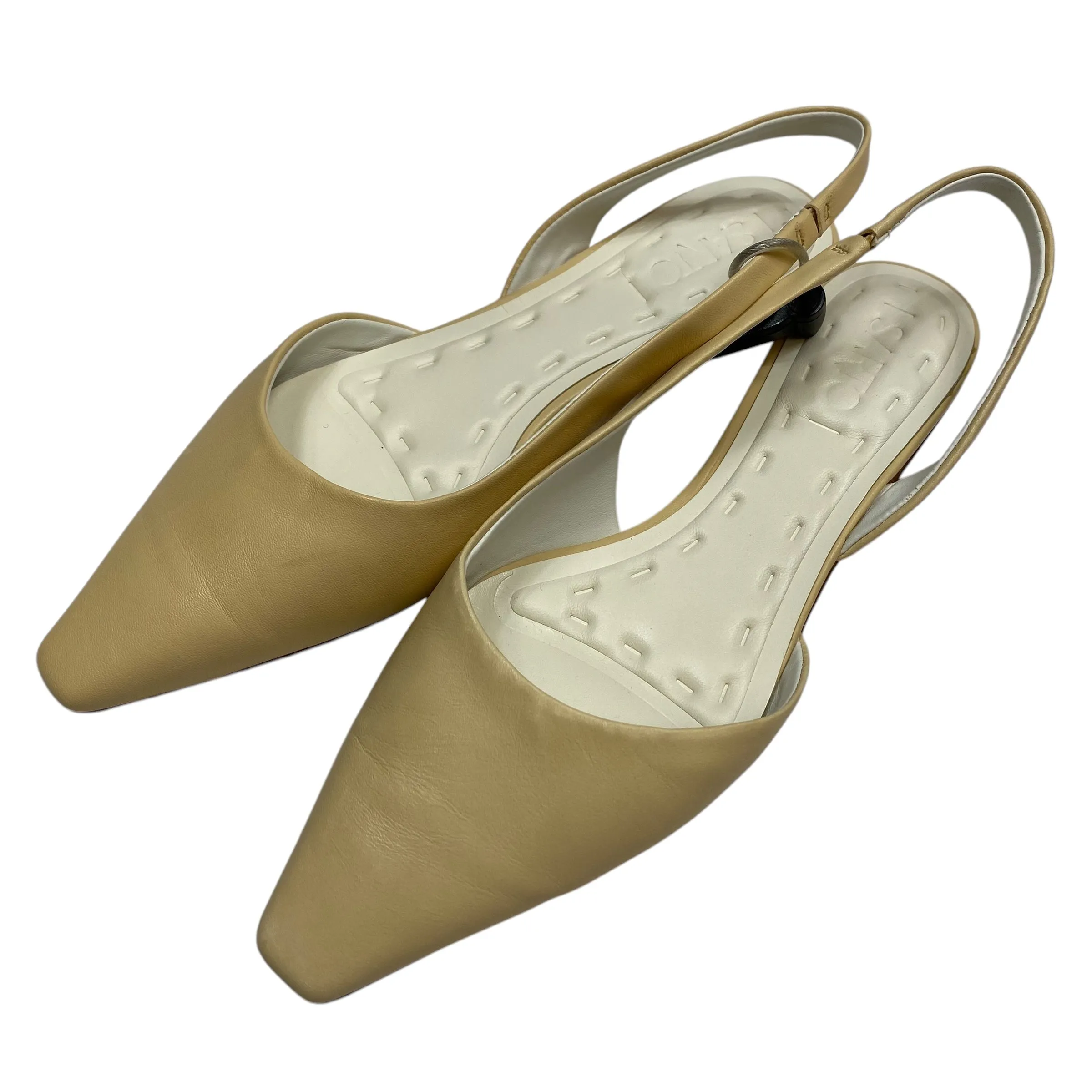 Shoes Flats By Franco Sarto In Tan, Size: 9.5 Flat Shoes Or Arch Support