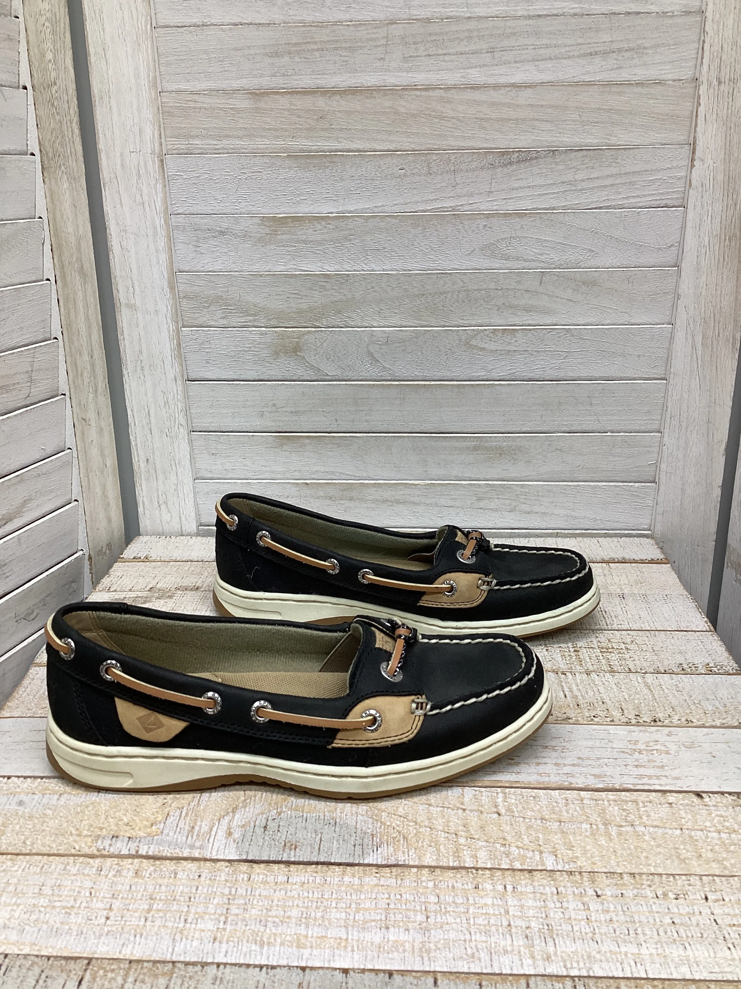 Shoes Flats By Sperry In Black, Size: 6 Best Gym Shoes Flat Feet