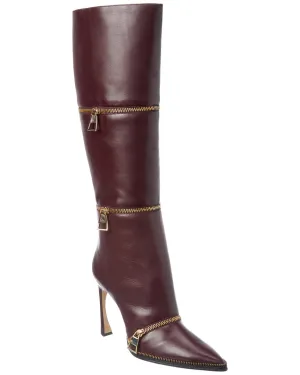 Amazon Cowboy Boots Alexandre Birman Zoe 85 Leather Knee-High Boot