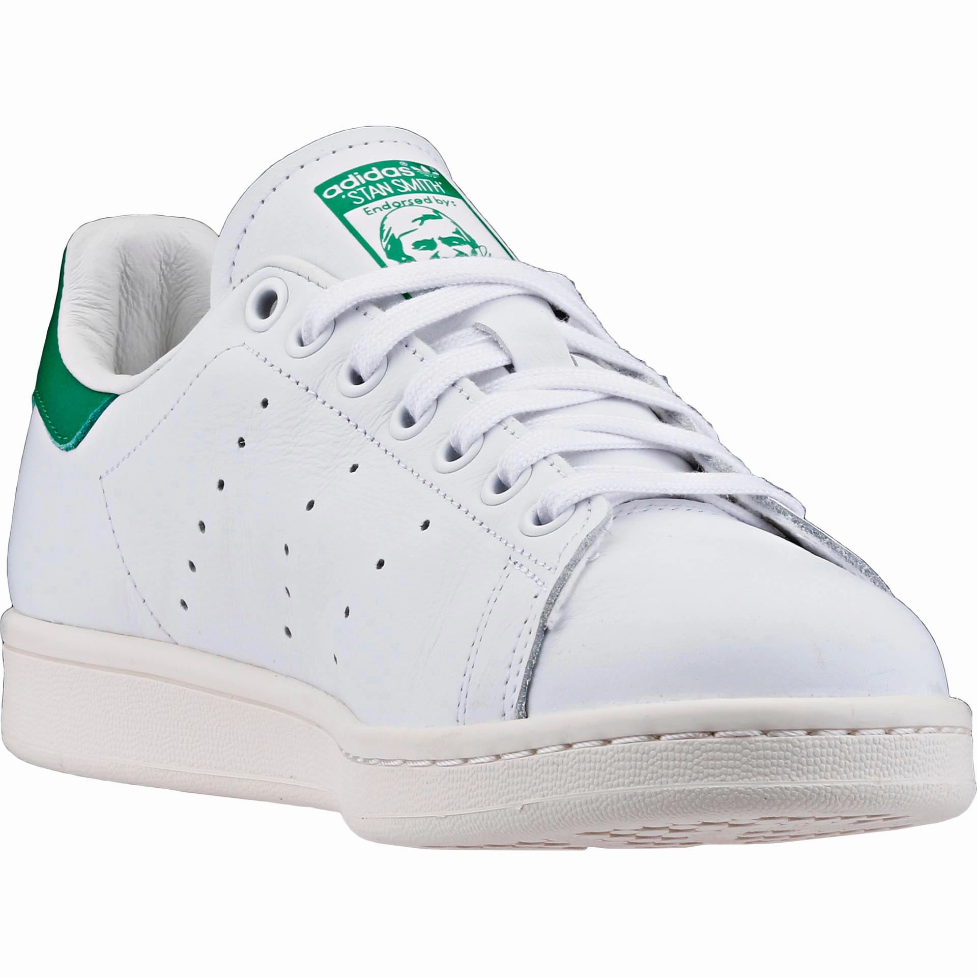 Stan Smith Mens - White/Green Adidas Prada Shoes