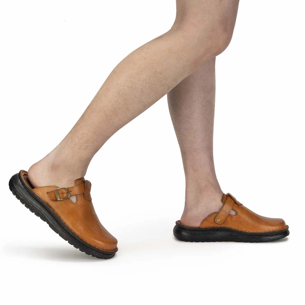 Sawyer - Leather Clog-Toe Sandal | Honey Sandals Dunns River Jamaica