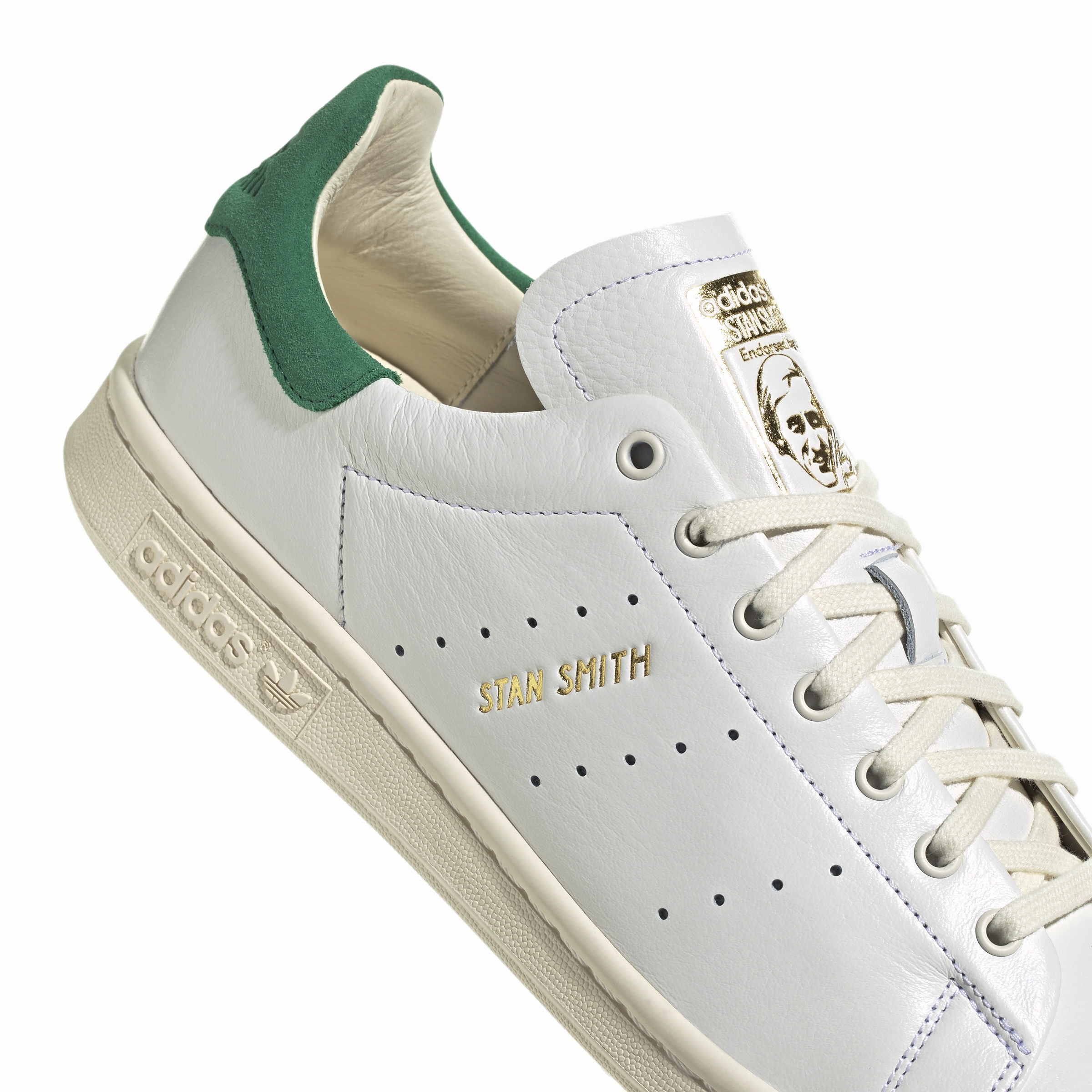 Adidas Embroidered Flower Shoes Stan Smith Lux 'Cloud White Green'