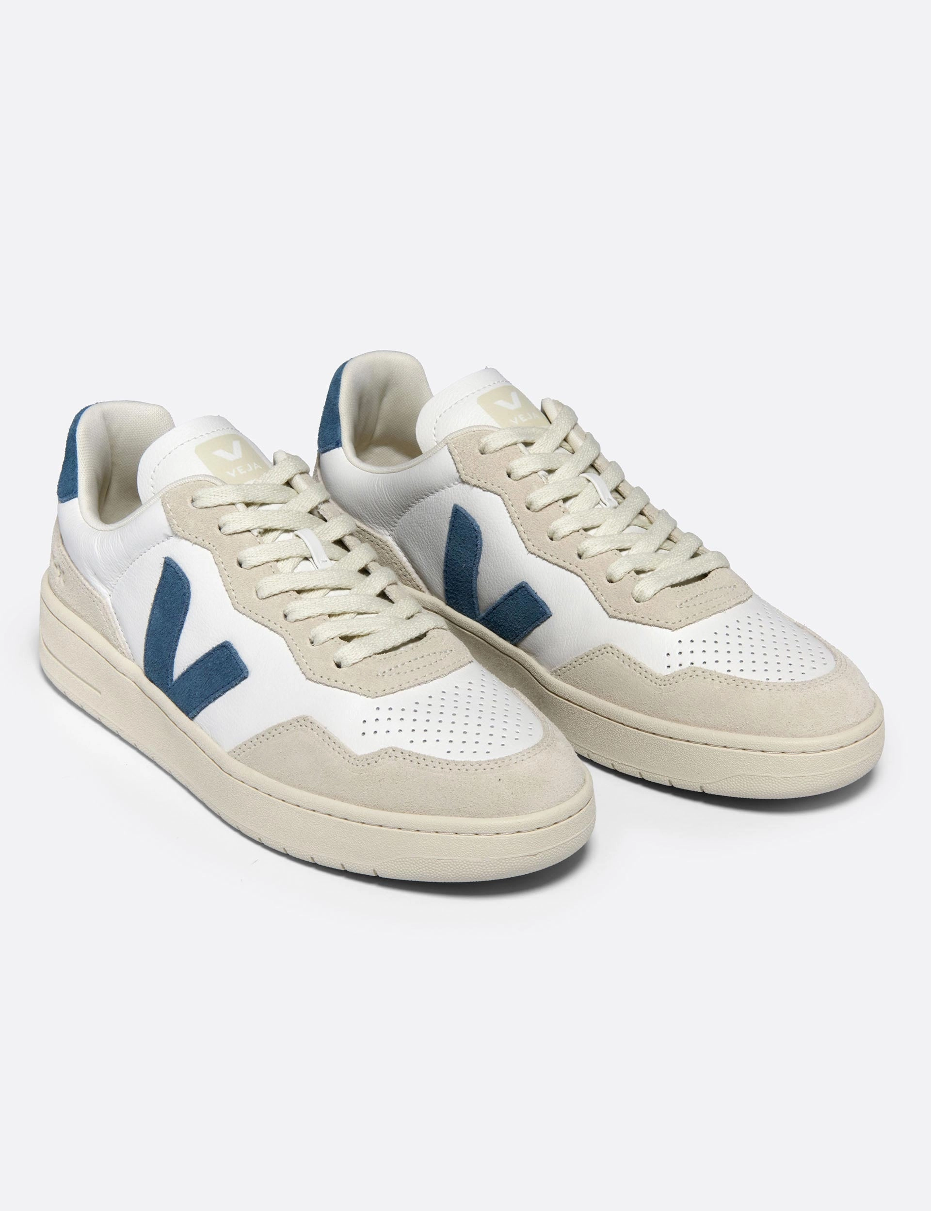 V-90 Leather - White California Dunlop Casual Shoes