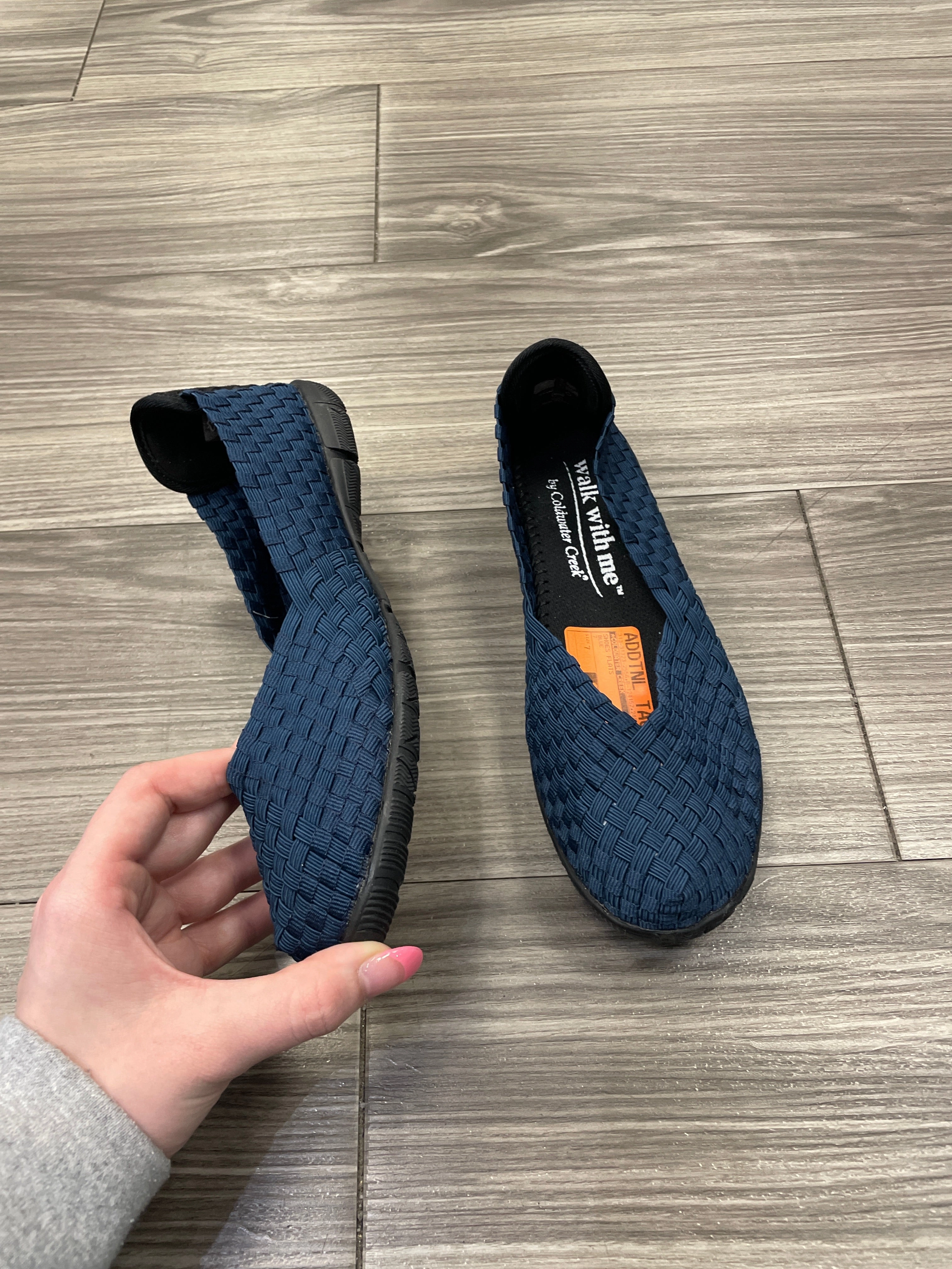 Shoes Flats By Coldwater Creek  Size: 7 Flat Silver Evening Shoes