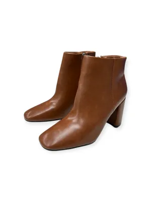 Boots Ankle Heels By Shein In Brown, Size: 11 Hero Boots 2026