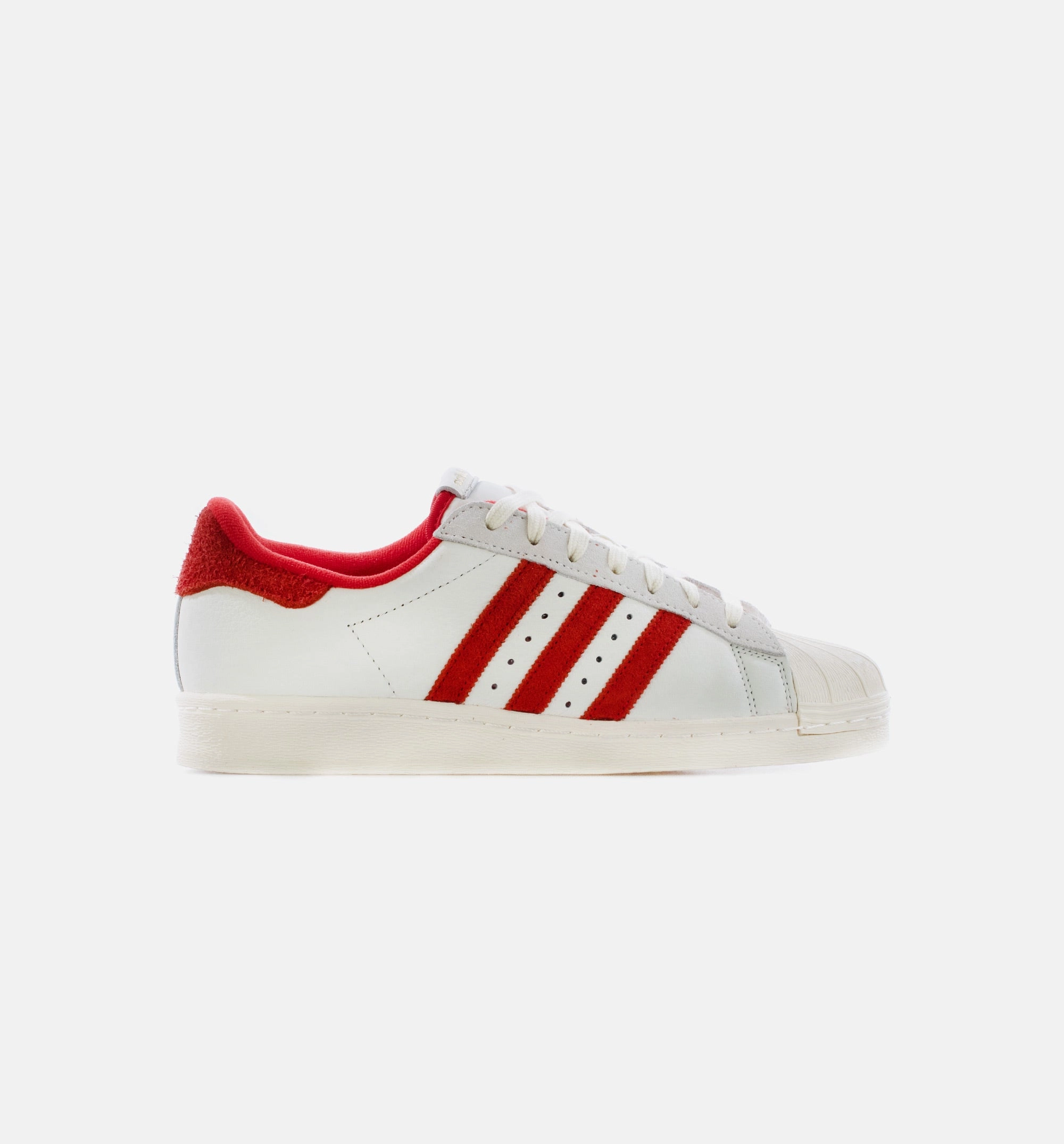 Superstar 82 Mens Lifestyle Shoes - Cloud White/Red Adidas Shoes Blackpink