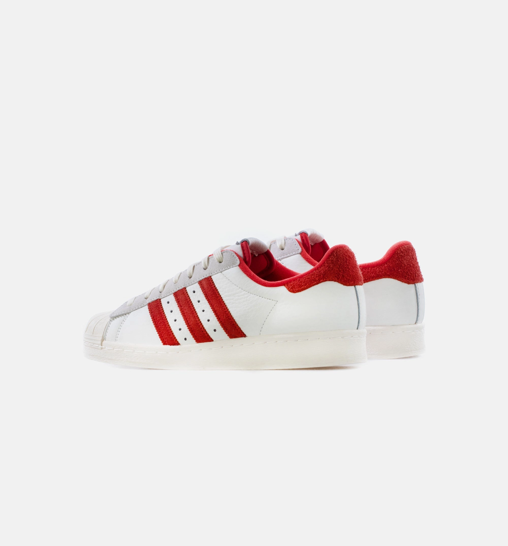 Superstar 82 Mens Lifestyle Shoes - Cloud White/Red Adidas Shoes Samoa