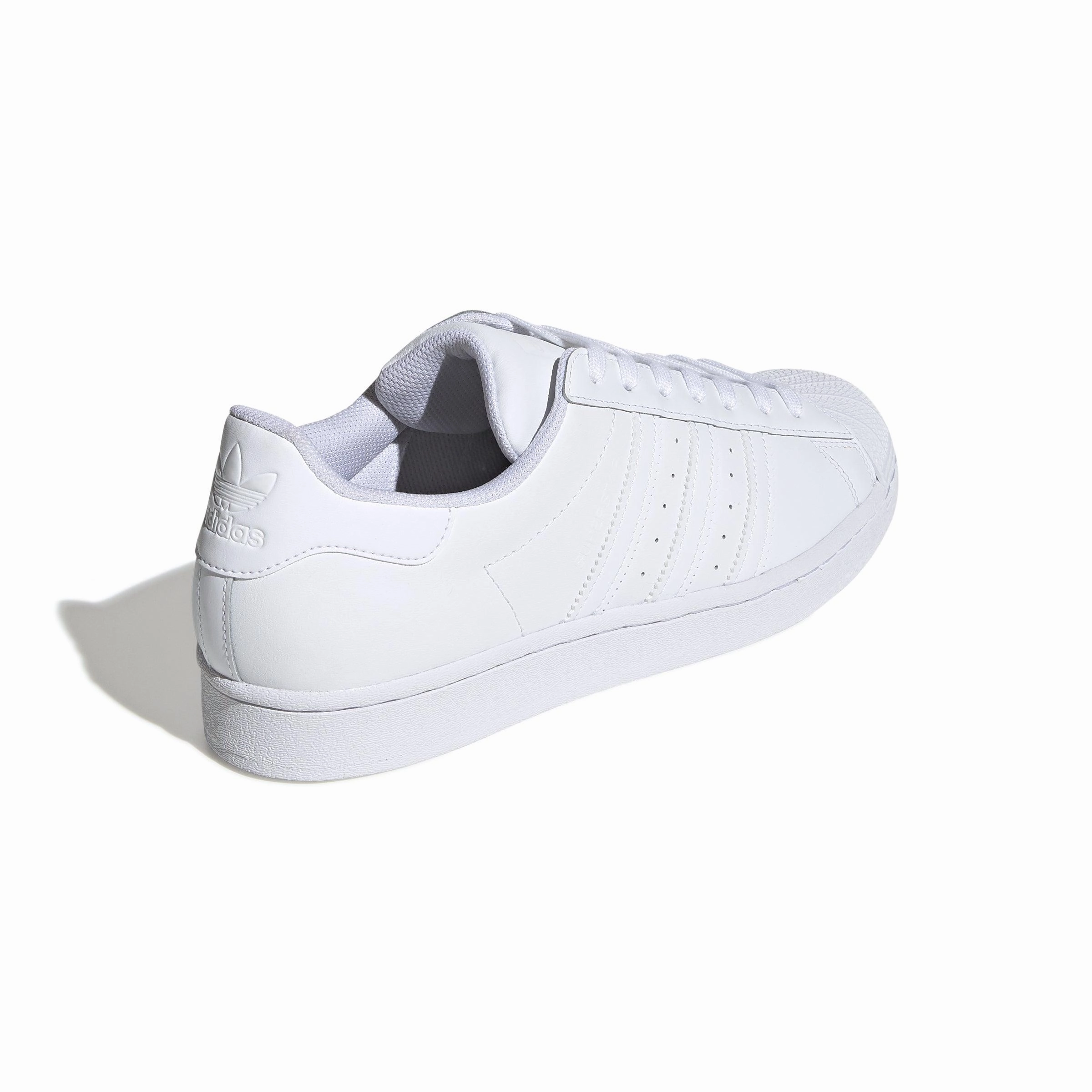 Superstar 'Triple White' Adidas Slip On Tennis Shoe