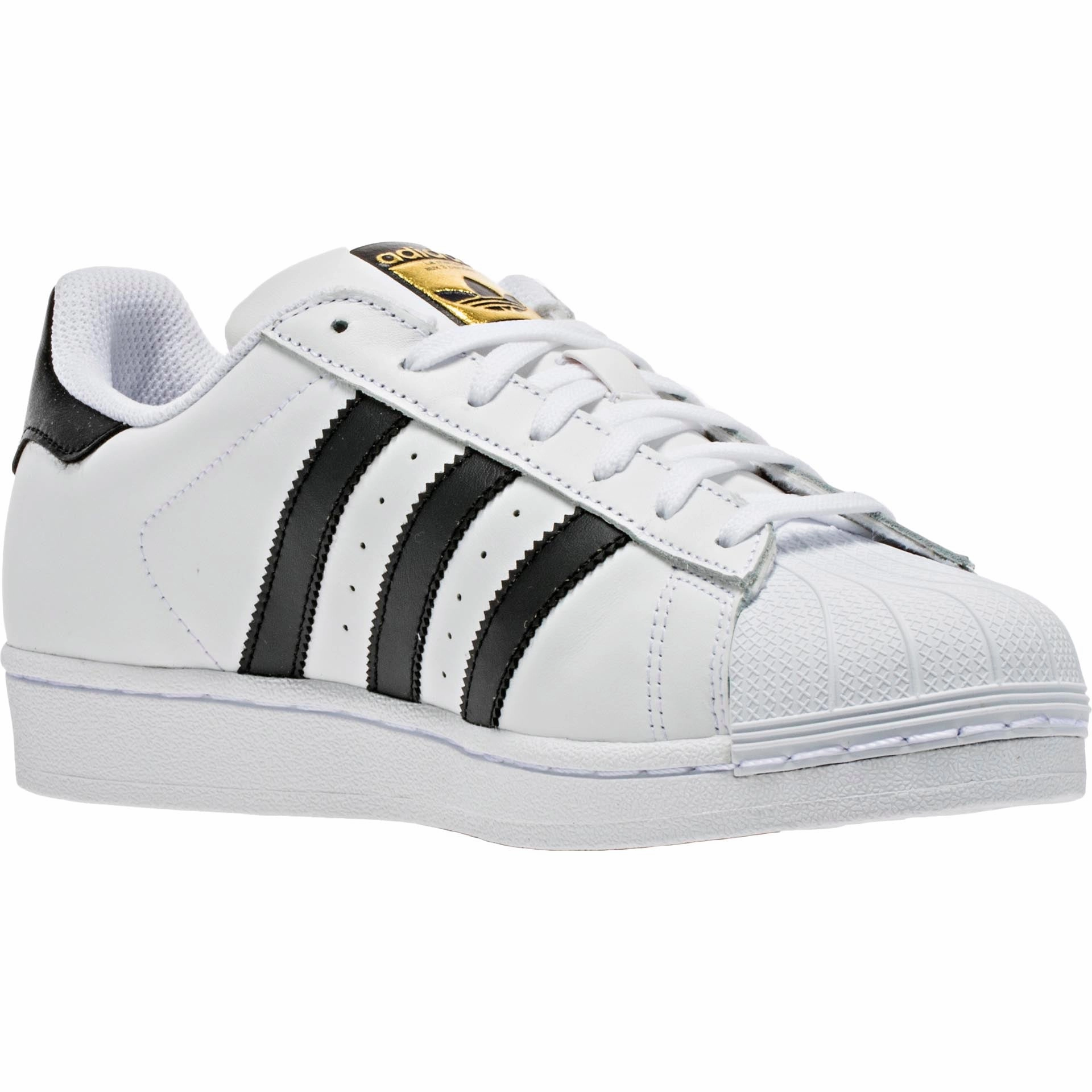 Superstar Mens Lifestyle Shoe - White/Black Adidas Running Shoes Evo Sl