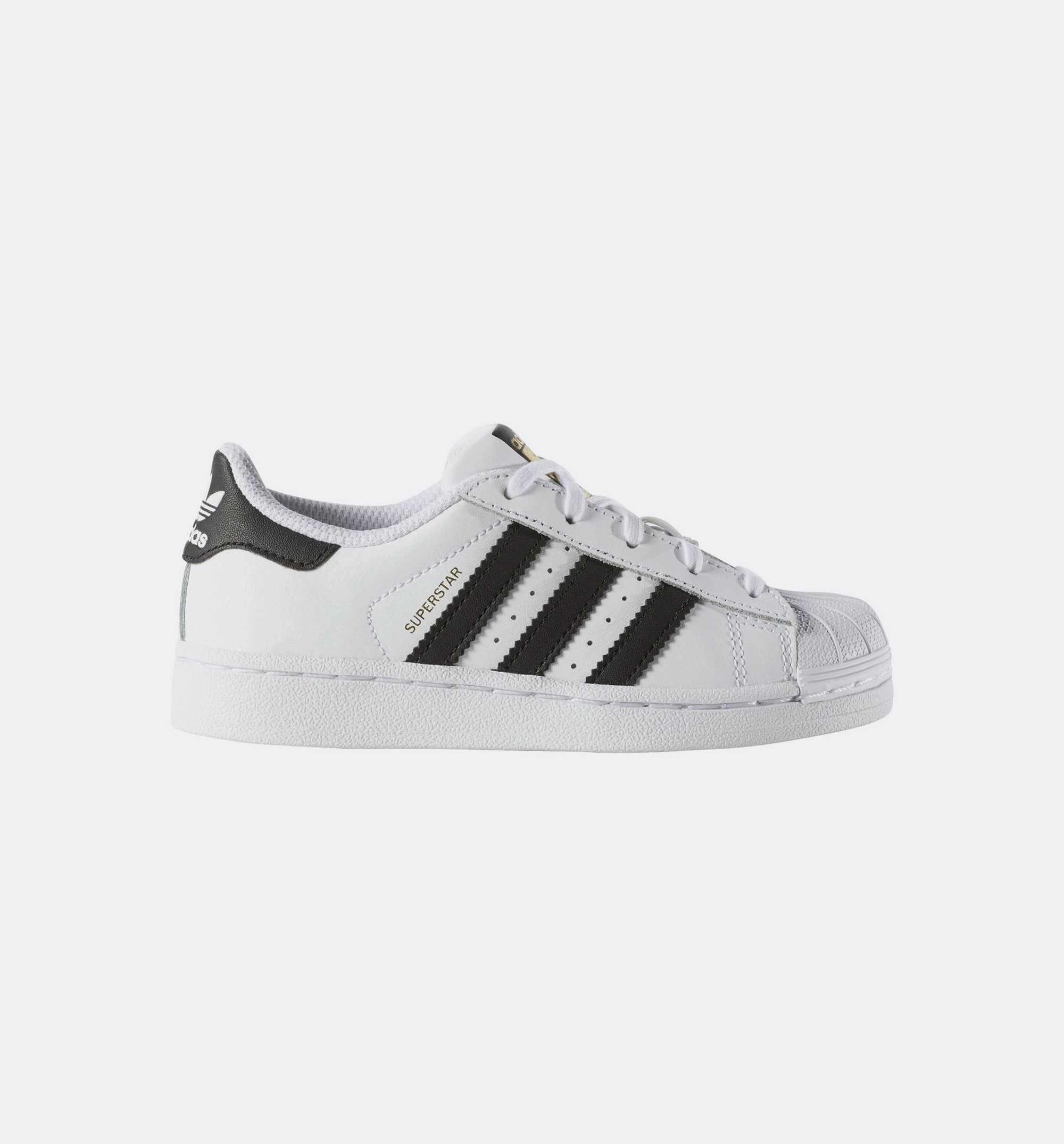Superstar Preschool Lifestyle Shoe - White/Black Adidas Taekwondo Shoe