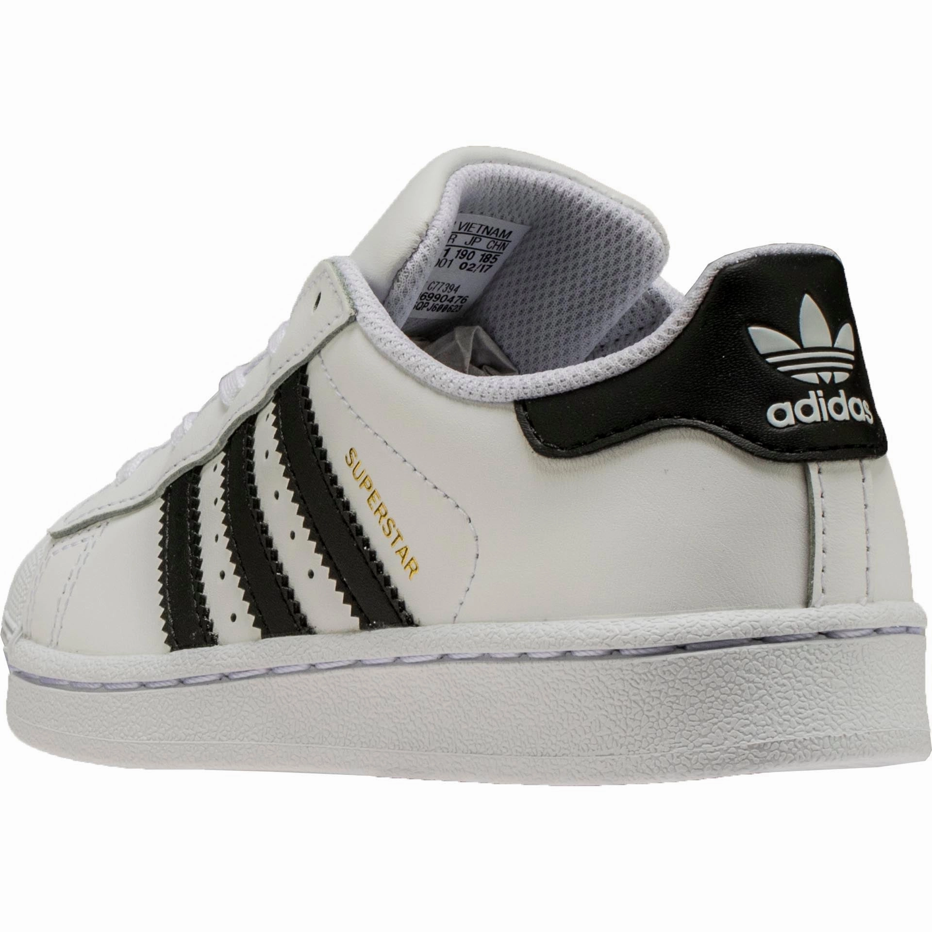 Adidas Print Shoes Superstar Preschool Lifestyle Shoe - White/Black