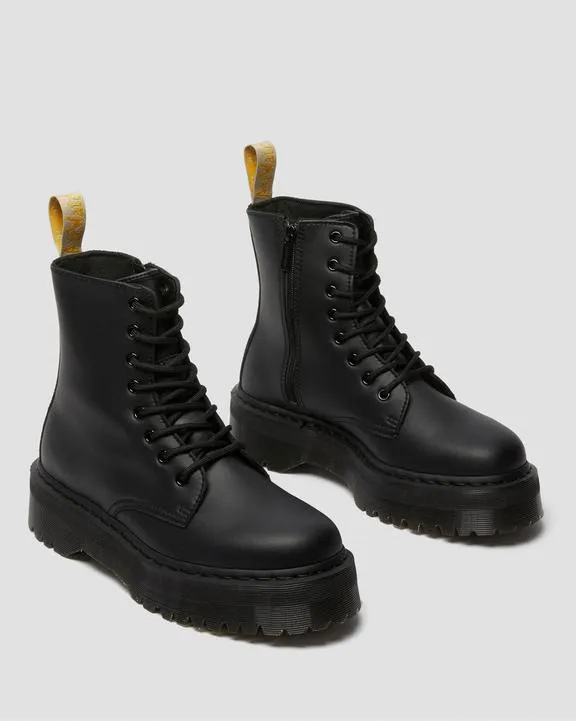 Dr. Martens Vegan Jadon Ii Boot Mono Platforms Black - Womens Texas Cowboy Boots
