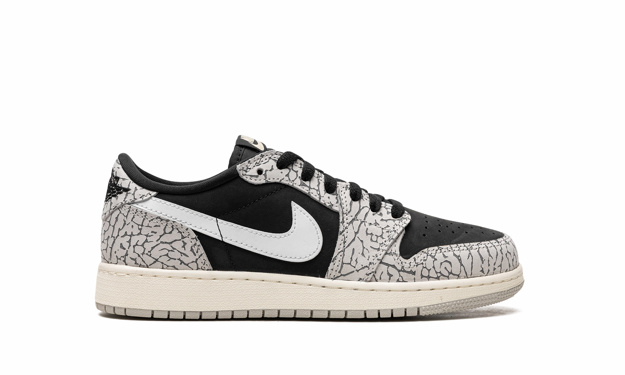 Best Hiit Sneakers Air Jordan 1 Low GS "Elephant Print"